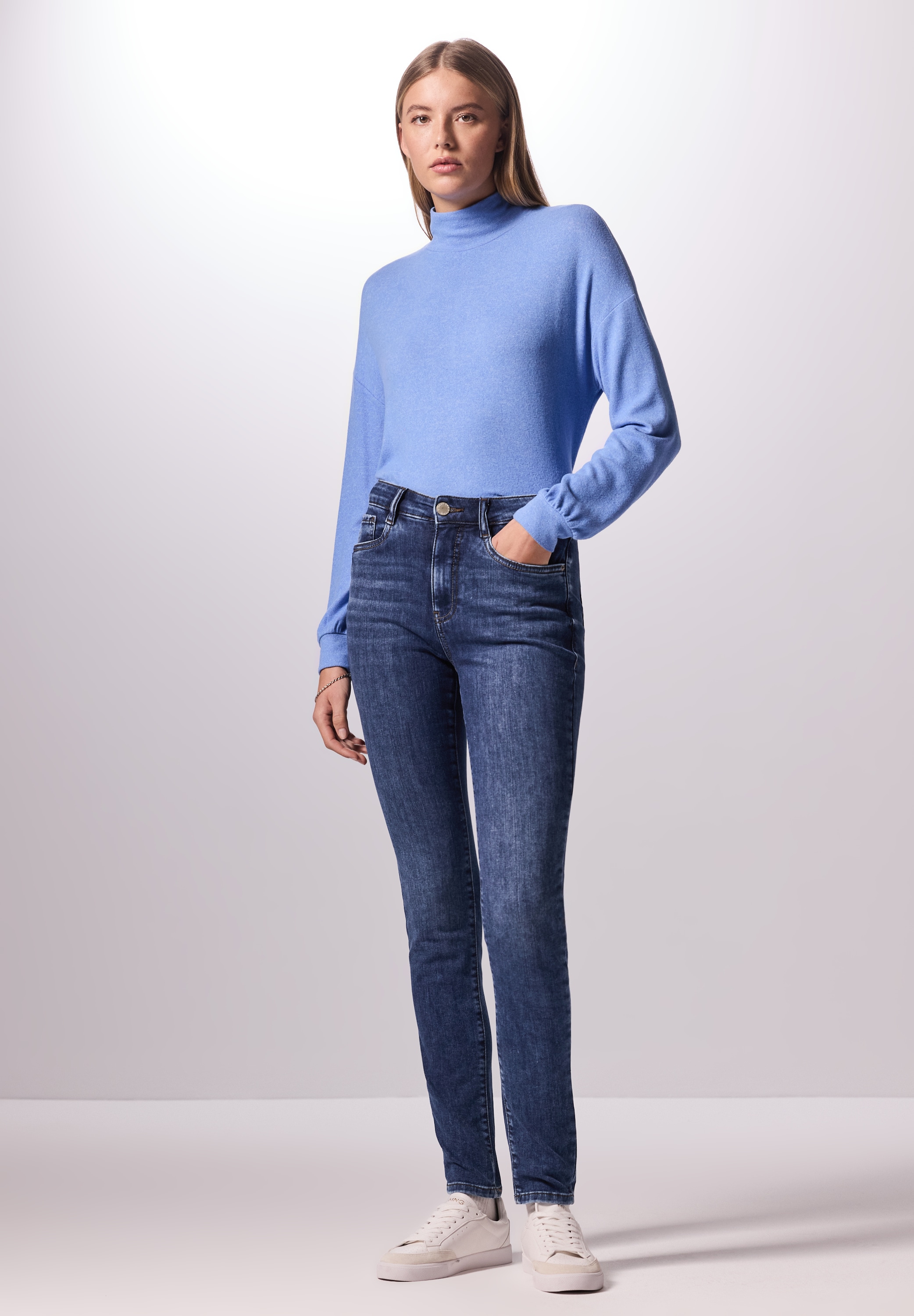 STREET ONE STUDIO Skinny-fit-Jeans, High Waist