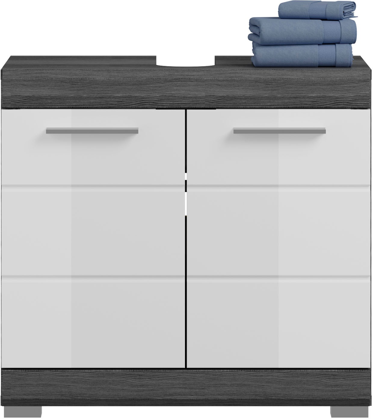 INOSIGN Badmöbel-Set »Siena, 4 teilig, bestehend aus:«, (Set, 4 St.), Waschbeckenunterschrank, Spiegel, Unterschrank, Hängeschrank