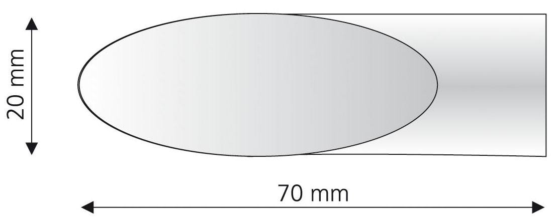 Ø »Cut«, bestellen 2 Gardinenstangen Liedeco 16 für (Set, | BAUR Gardinenstangen-Endstück mm St.),