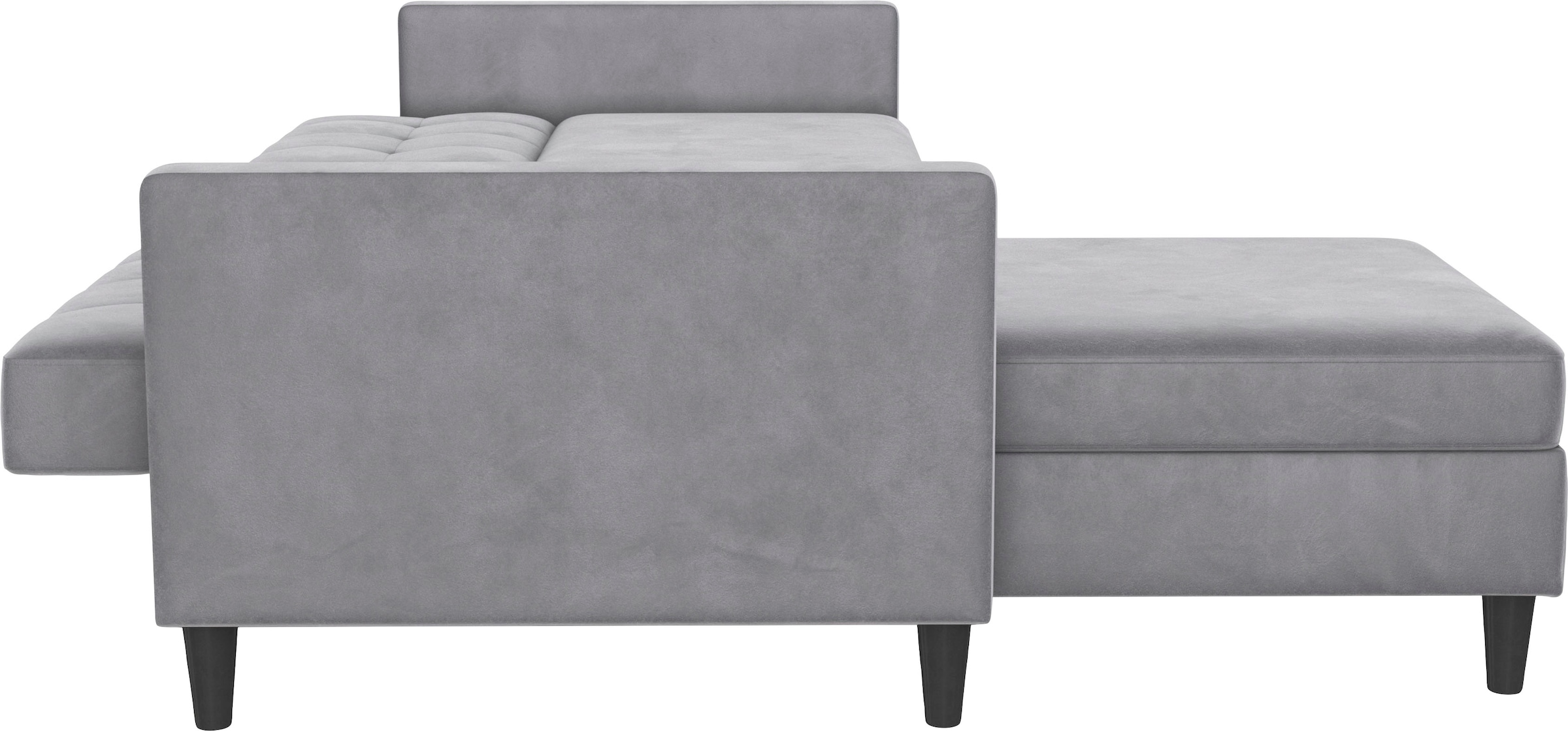 Dorel Home Ecksofa »Hartford II«, mit Bettfunktion und Stauraum, Recamiere beidseitig montierbar