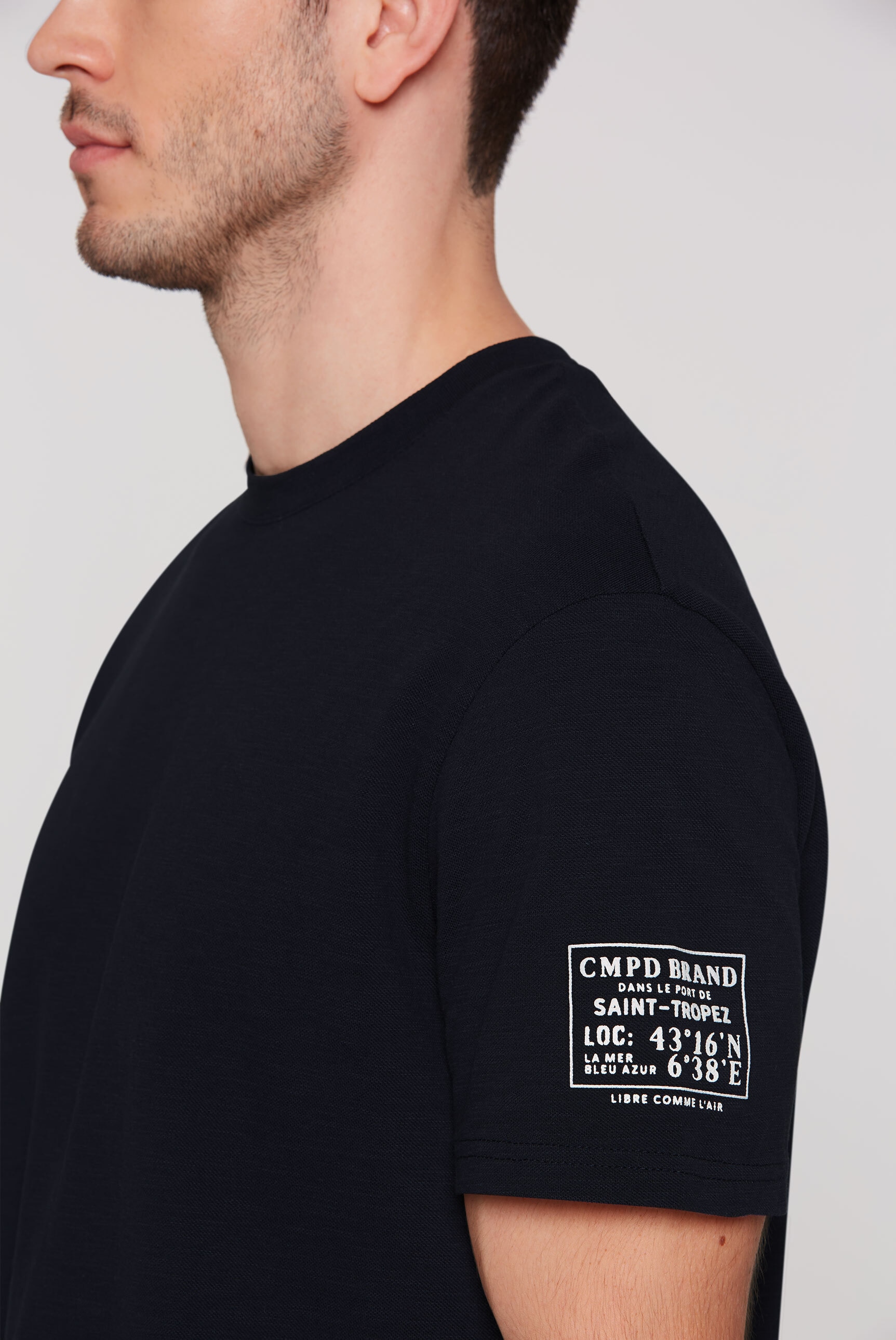 CMPD Rundhalsshirt, aus Baumwolle