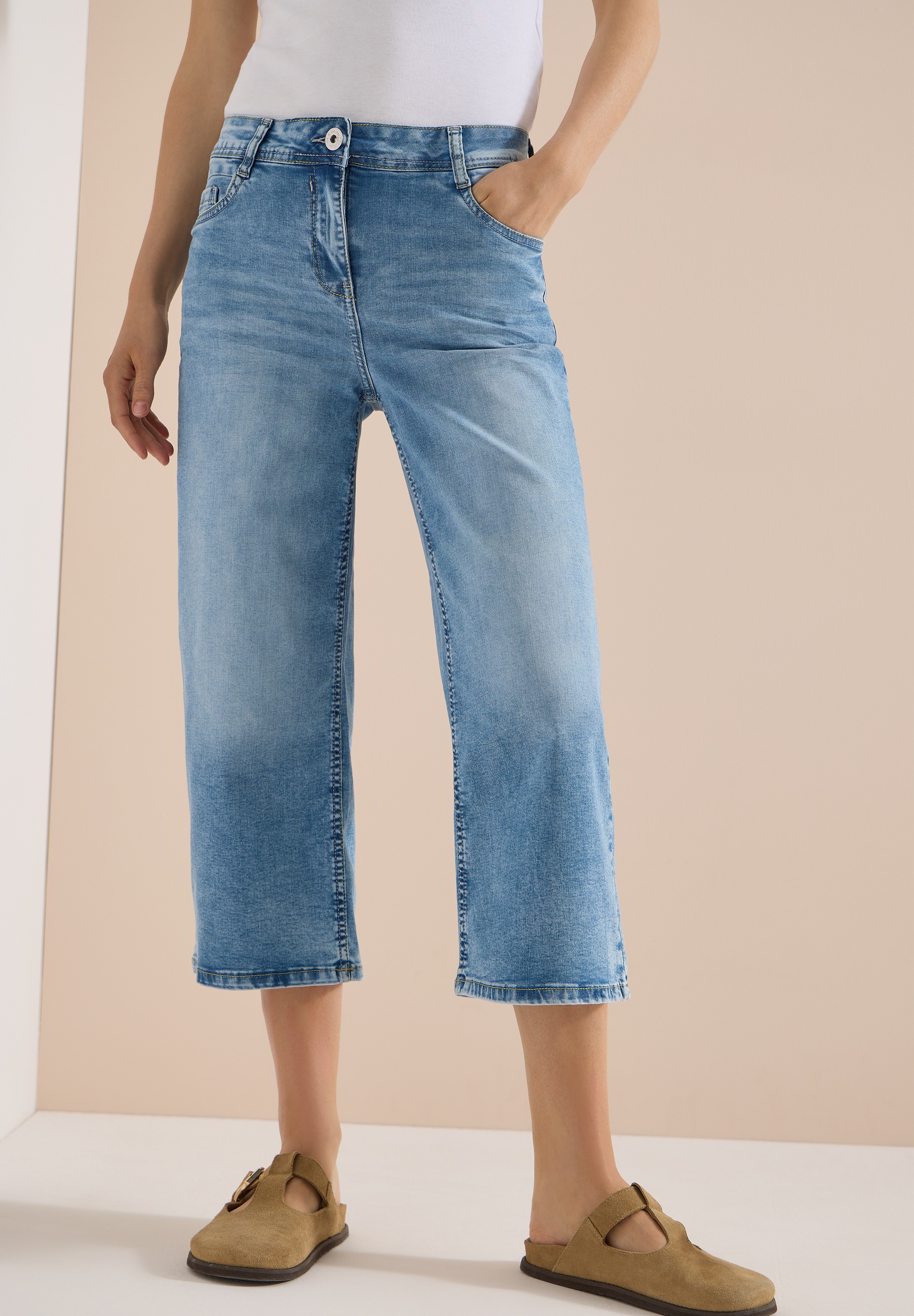 Cecil Slim-fit-Jeans aus Baumwolle mit Stretchanteil