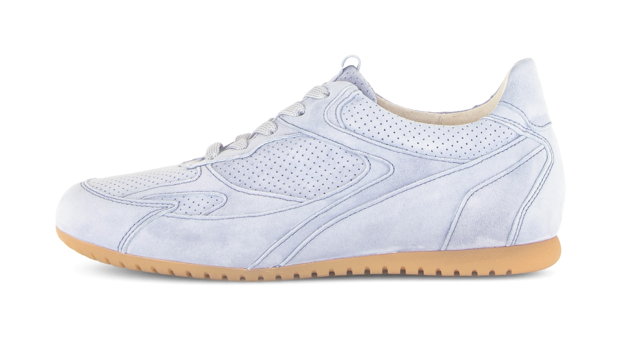 Thumbnail - Gabor Sneaker "DAVOS" Freizeitschuh, Halbschuh, Schnürschuh mit Lochmuster, G-Weite