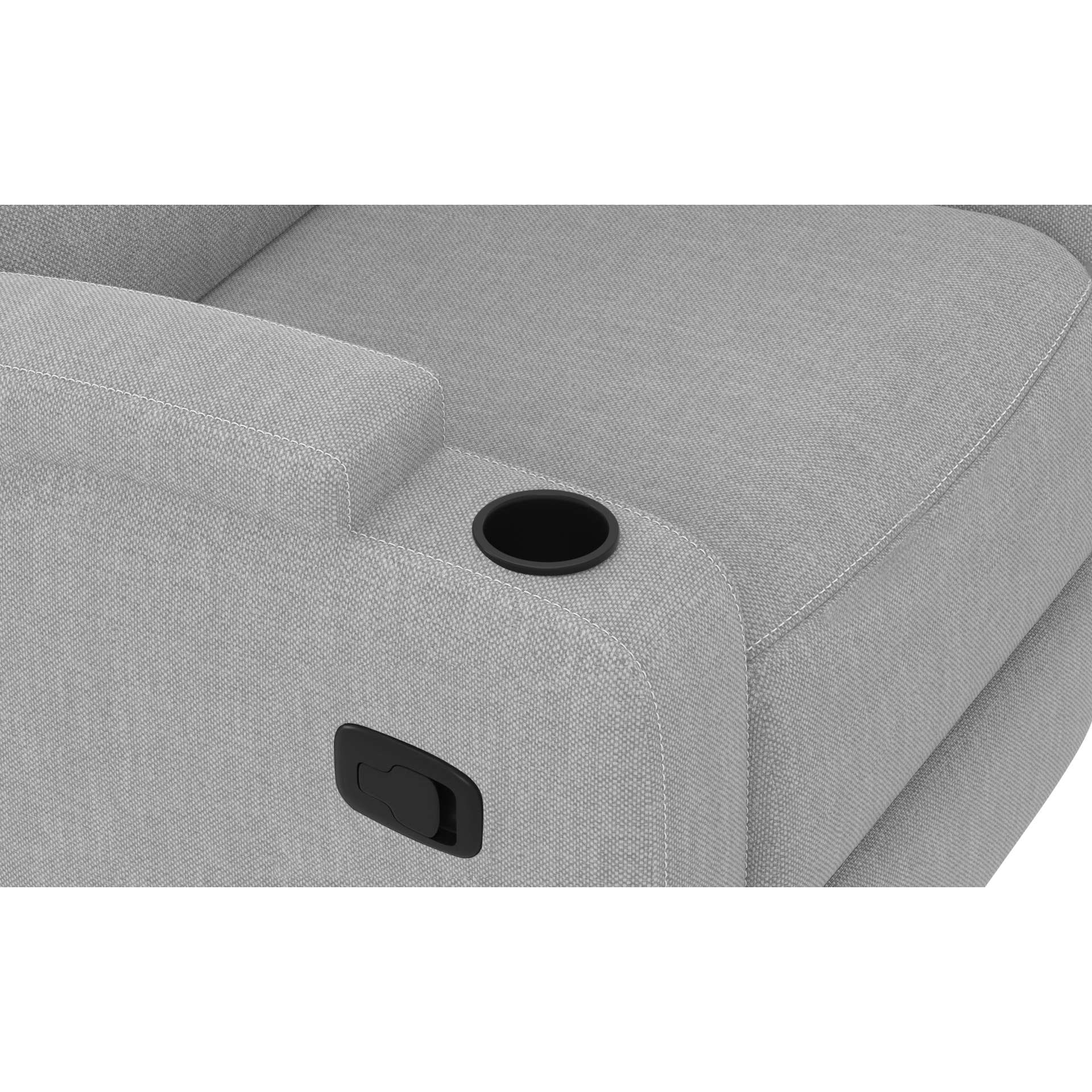 Home affaire 3-Sitzer »Napori«, Kinosofa mit 2 x Relaxfunktion und Getränkehalter