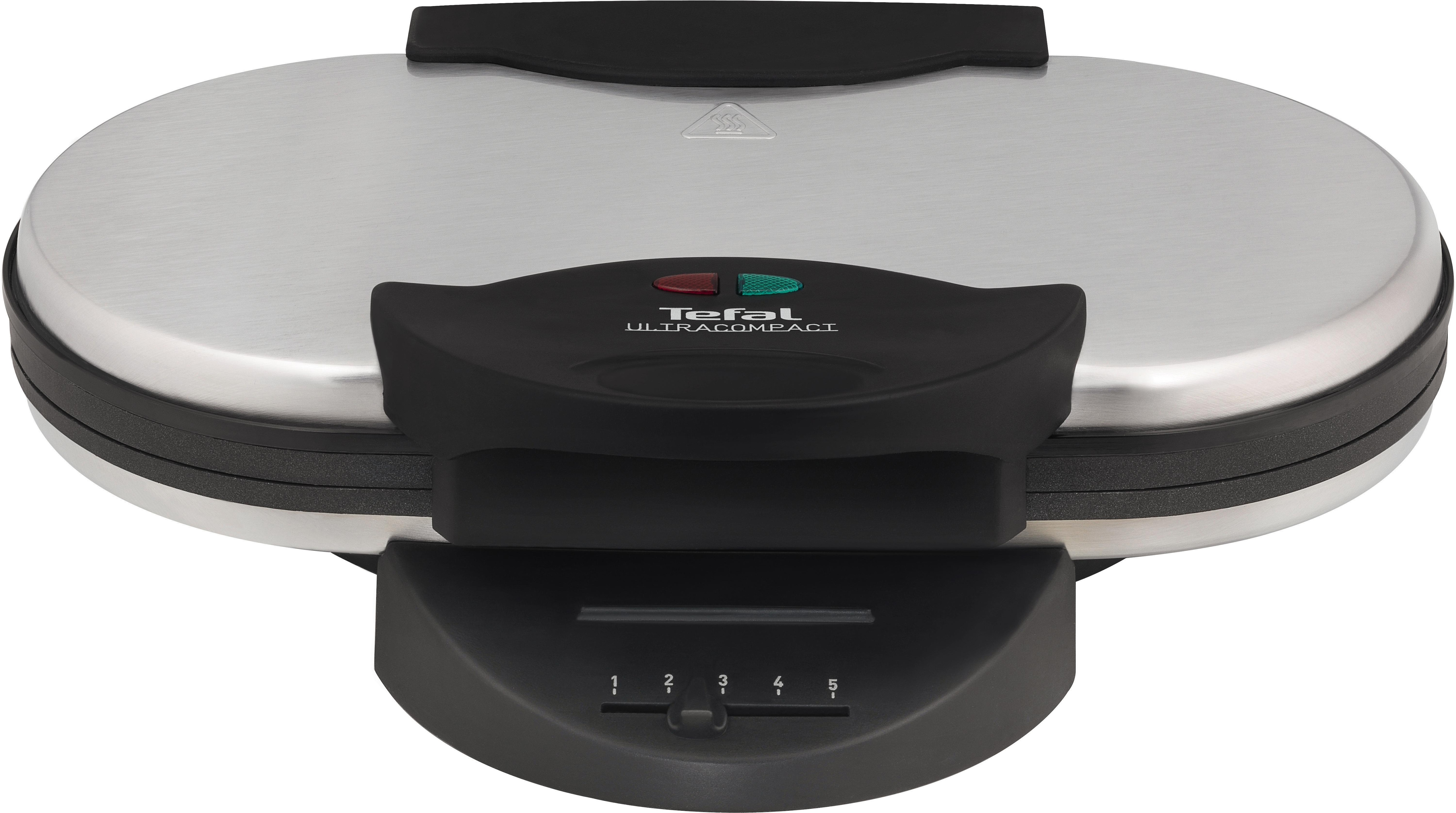 Tefal "WM311D" 1200 W 2 Herzwaffeln gleichzeitig, stufenloser Temperatur für Wunsch-Bräunung