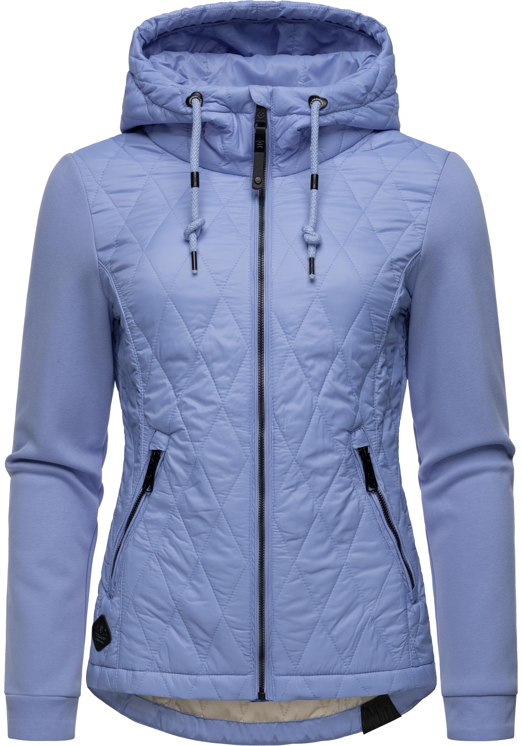 Ragwear Outdoorjacke "Lucinda", mit Kapuze, Steppjacke aus modernem Materialmix mit Kapuze