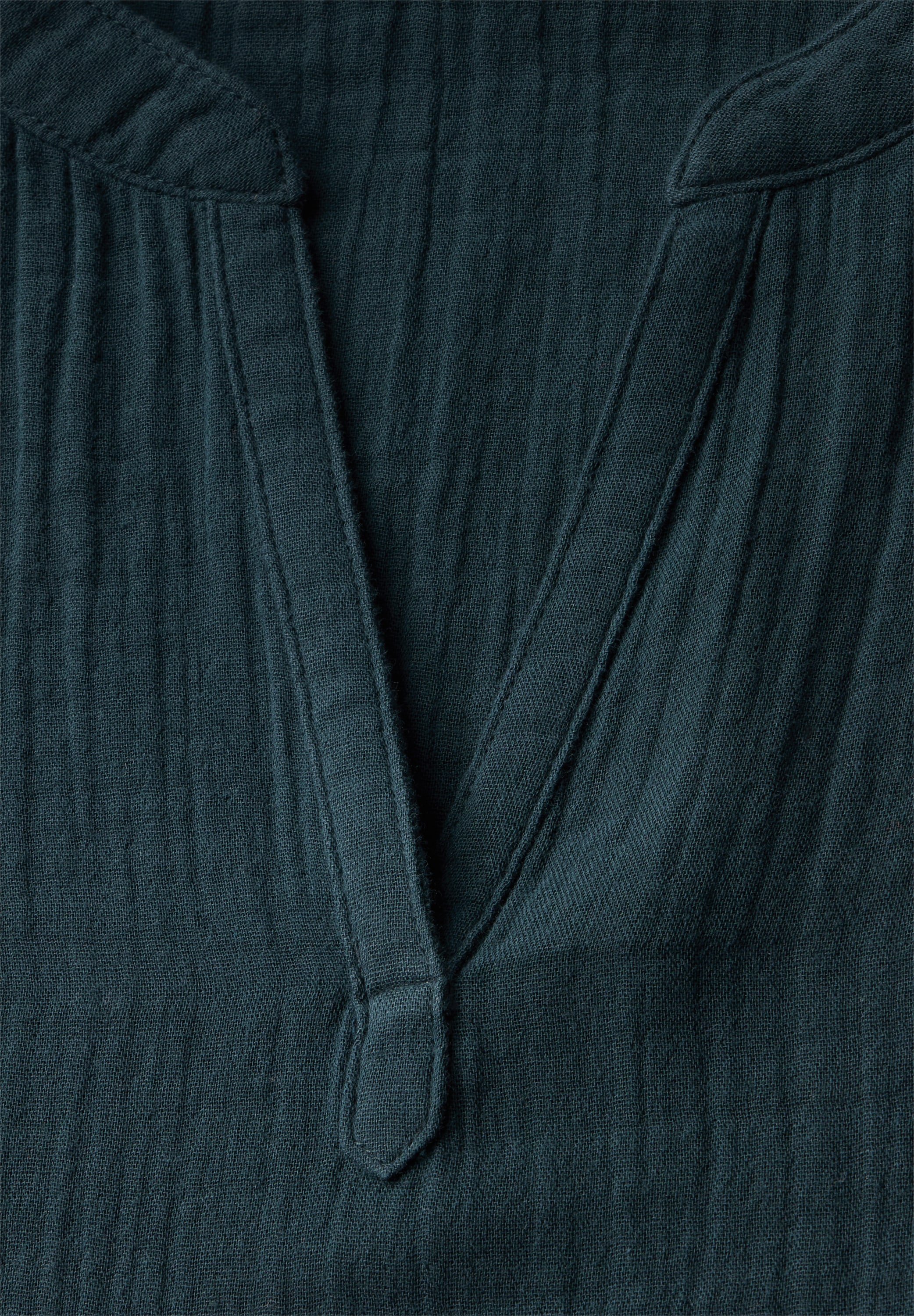 STREET ONE Hemdbluse, aus reiner Baumwolle