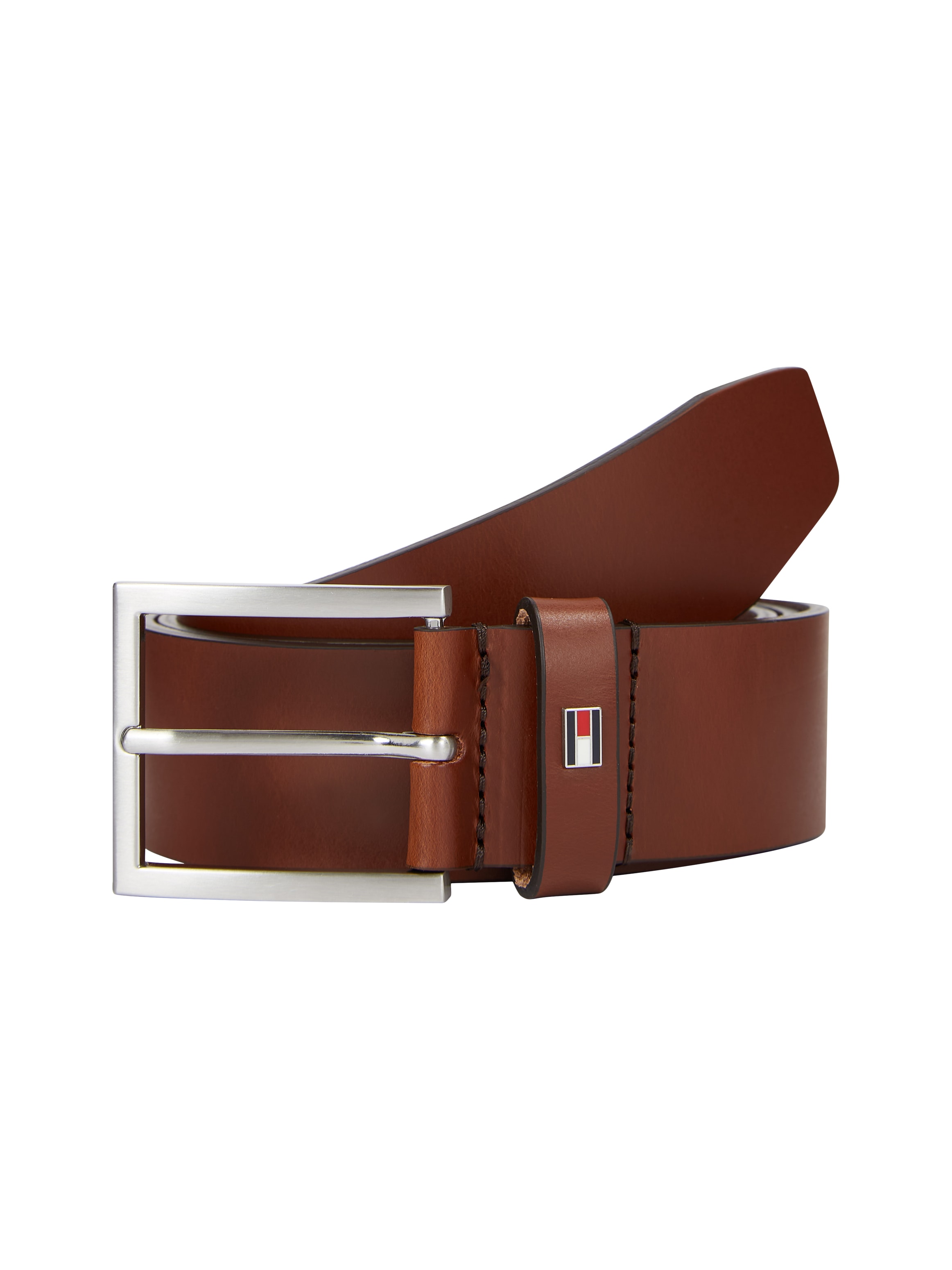 Tommy Hilfiger Ledergürtel »Hampton 4 cm«, mit Logo-Schlaufe