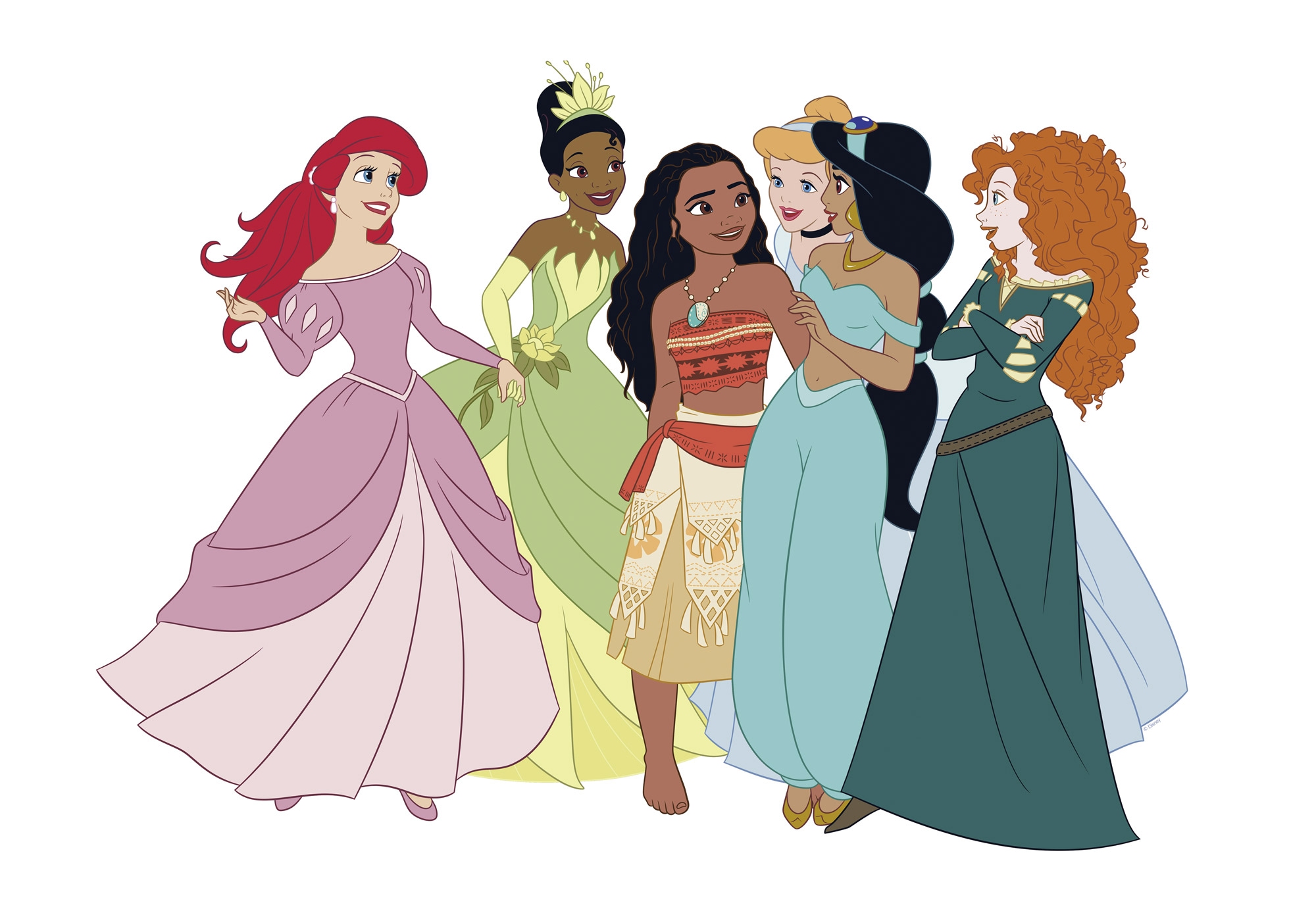 Komar Paveikslas ant drobės »Disney Princess...