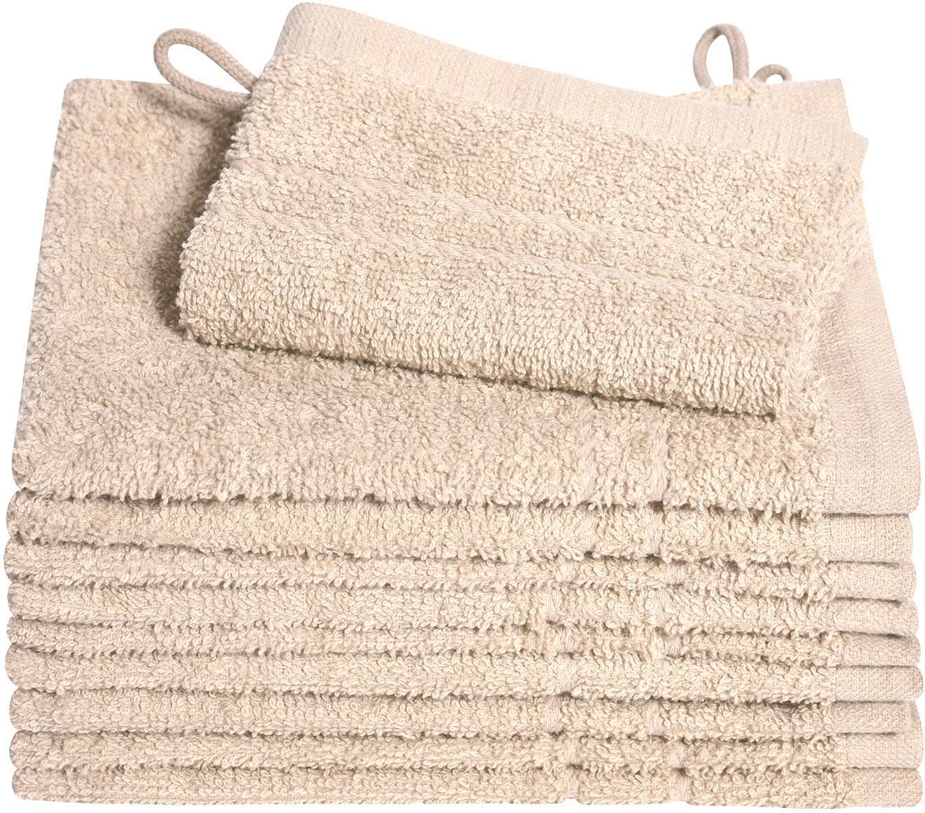 Dyckhoff Waschhandschuh Siena – 100% Baumwolle, 450 G/m², 16x21 Cm, Öko-Tex 100