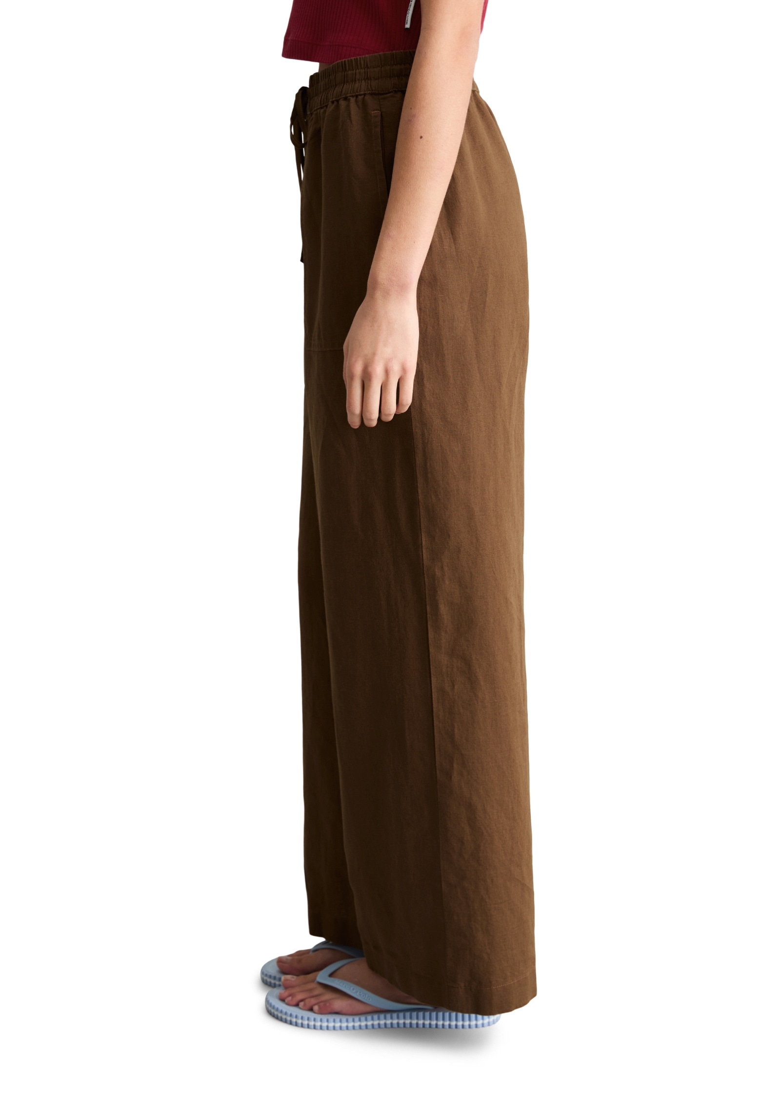 Marc O'Polo DENIM Chinohose »aus Leinen-Baumwolle-Mix«