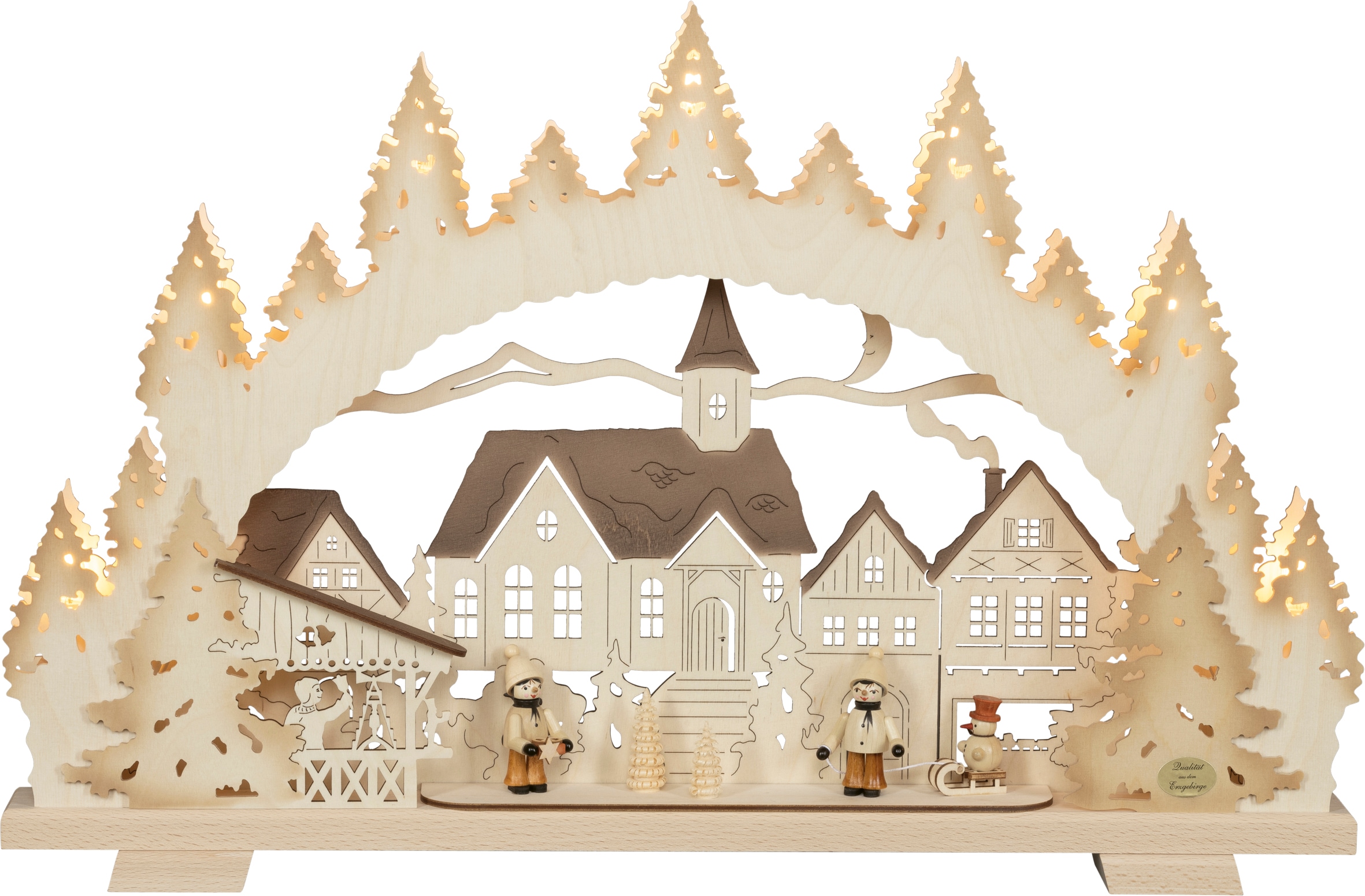 SAICO Original LED Schwibbogen "Premium-Line-Lichterbogen, Weihnachtsmarktz günstig online kaufen