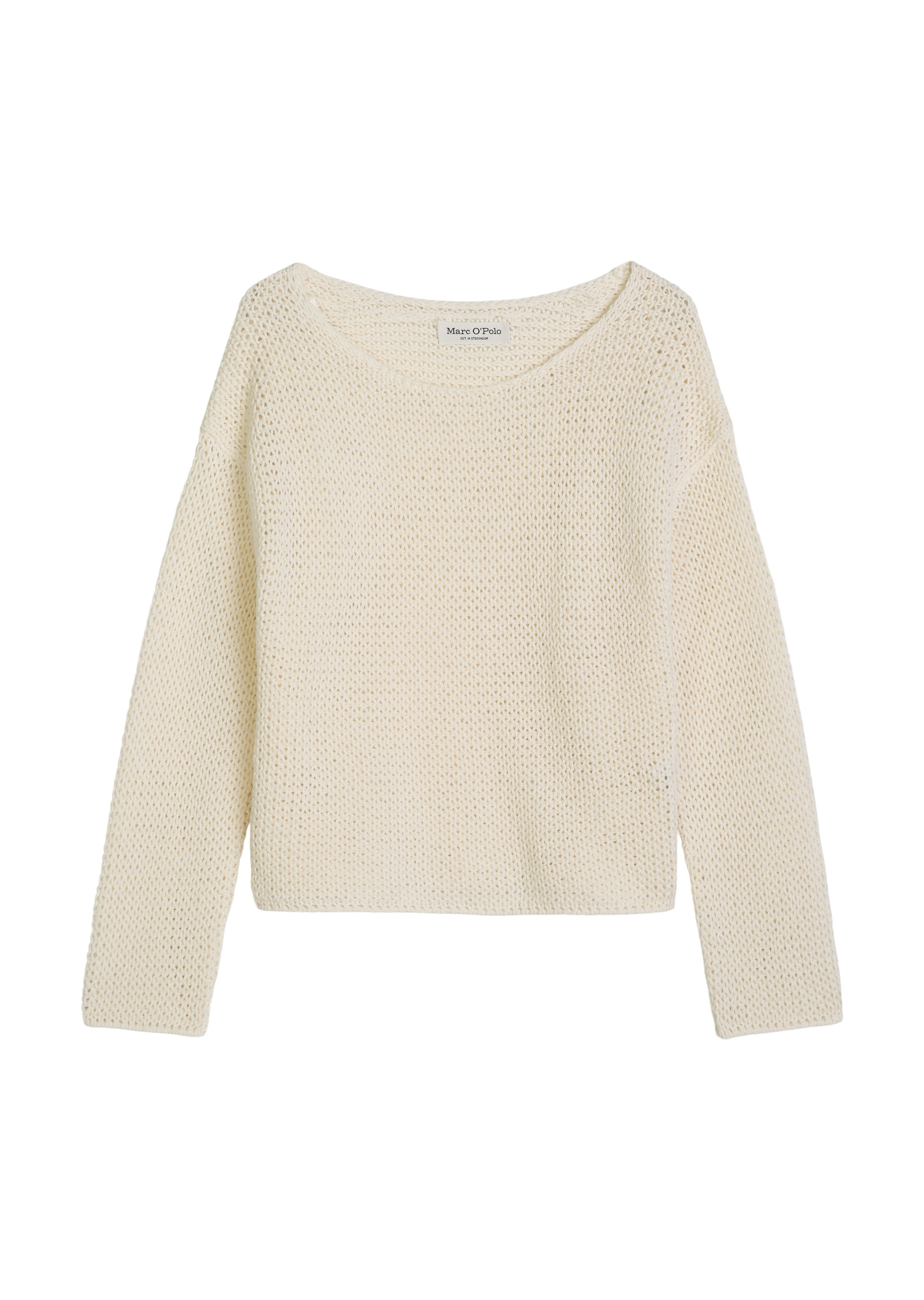 Marc O'Polo Strickpullover »aus Leinen-Baumwolle-Mix«