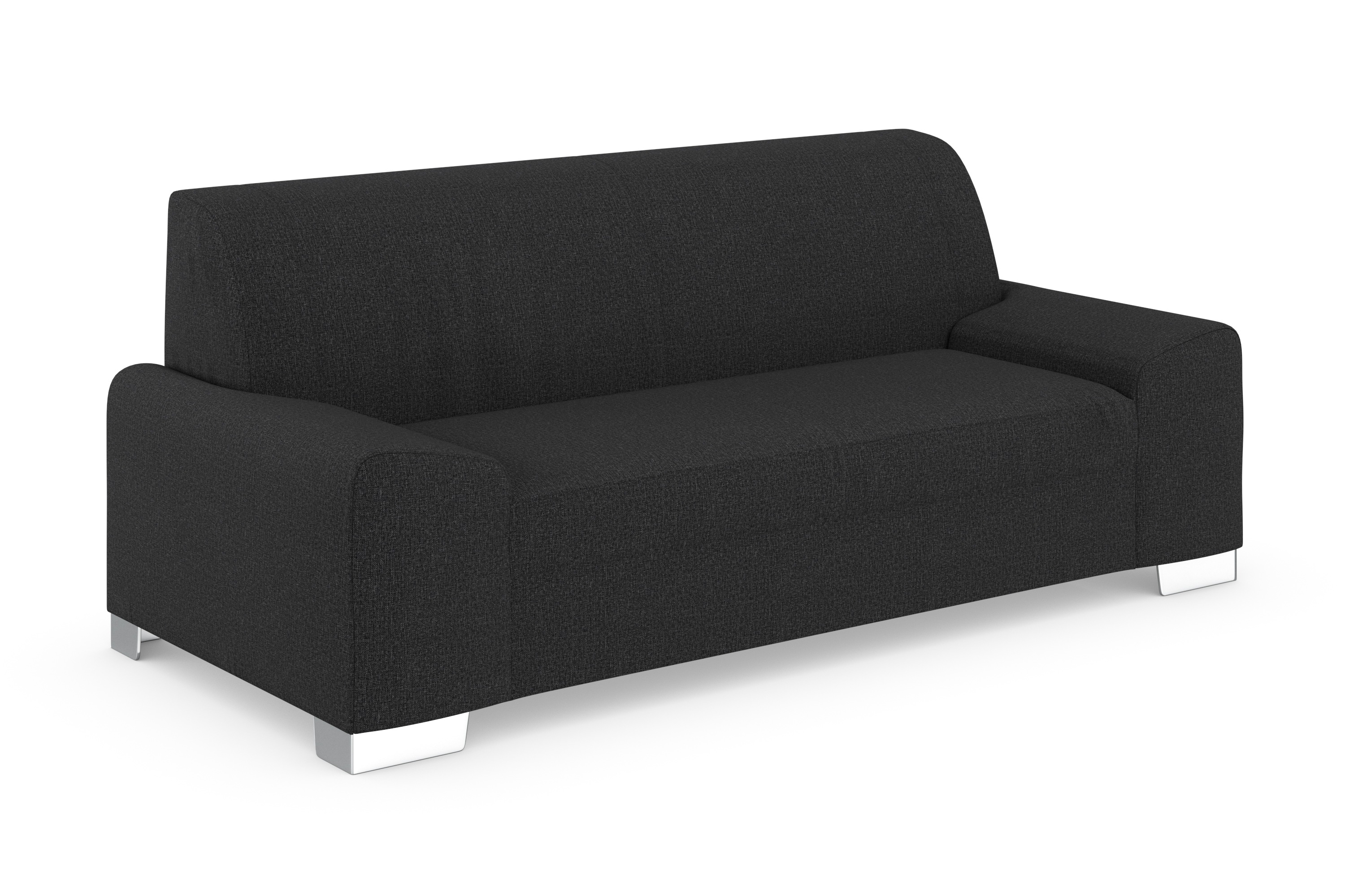 Thumbnail - DOMO collection 2,5-Sitzer "Anzio kubisches Design, flache Armlehnen, Breite 214cm" Mit Federkern