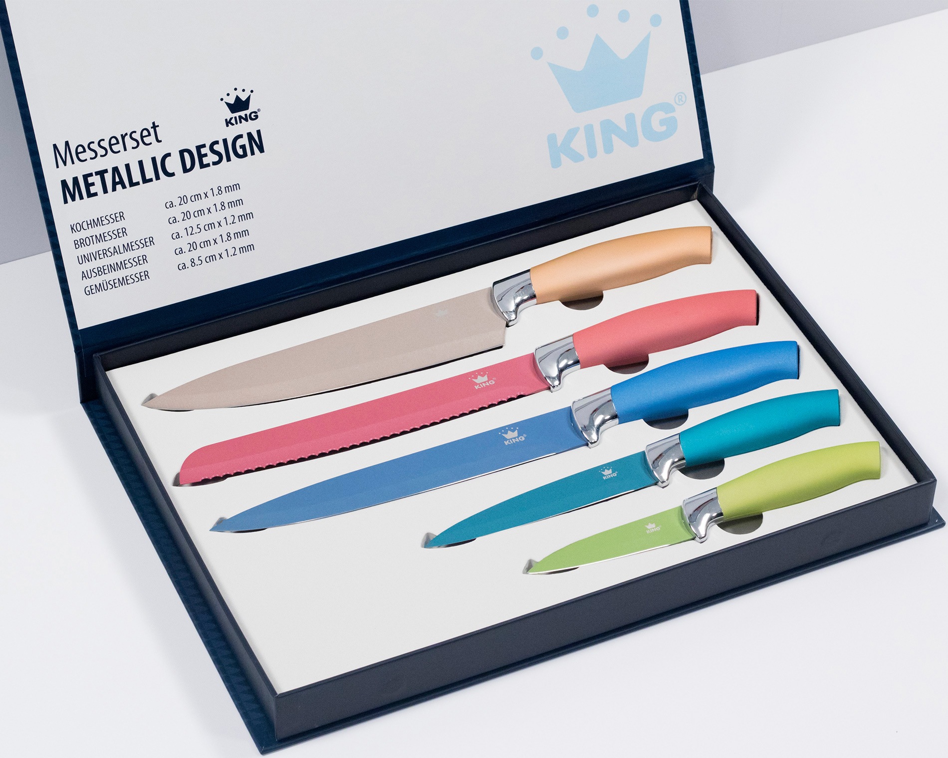 Thumbnail - KING Messer-Set "Metallic"