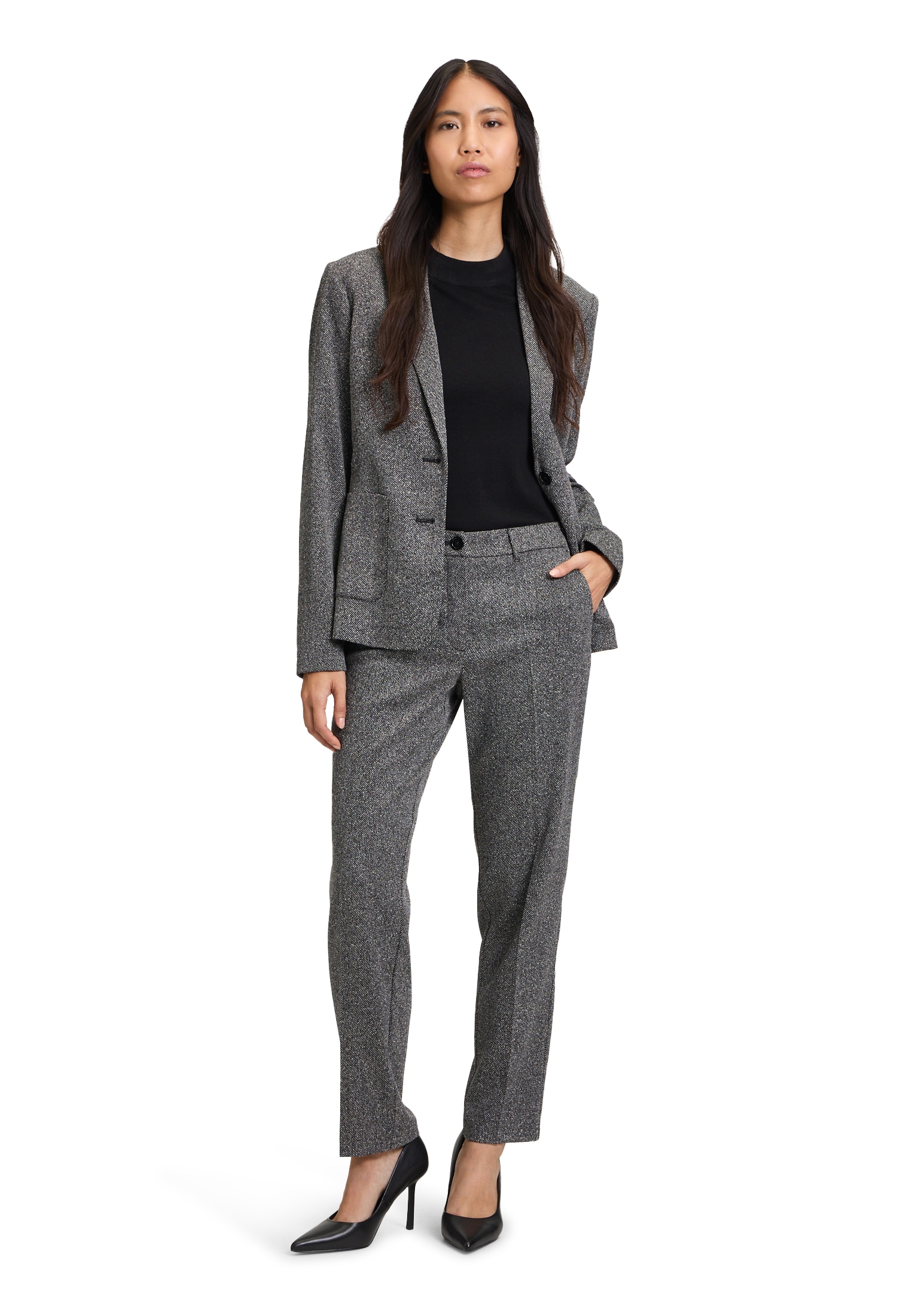 Betty Barclay Kurzblazer »Betty Barclay Blazer-Jacke langarm«, Material