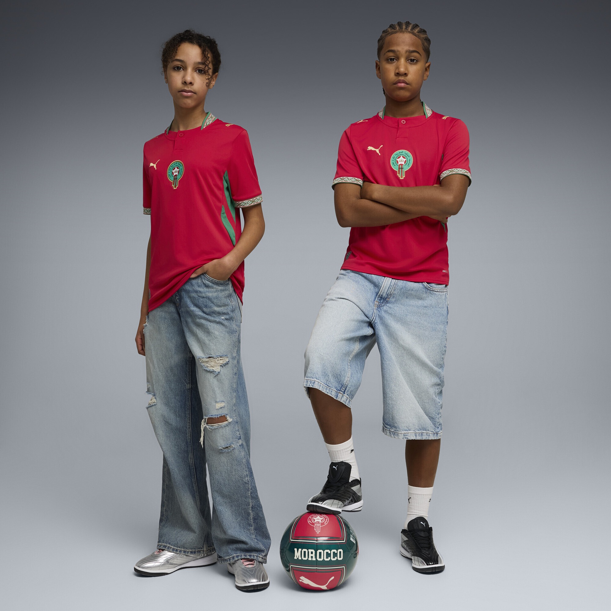 PUMA Trainingsshirt »Marokko 2026 Heimtrikot Jugendliche«