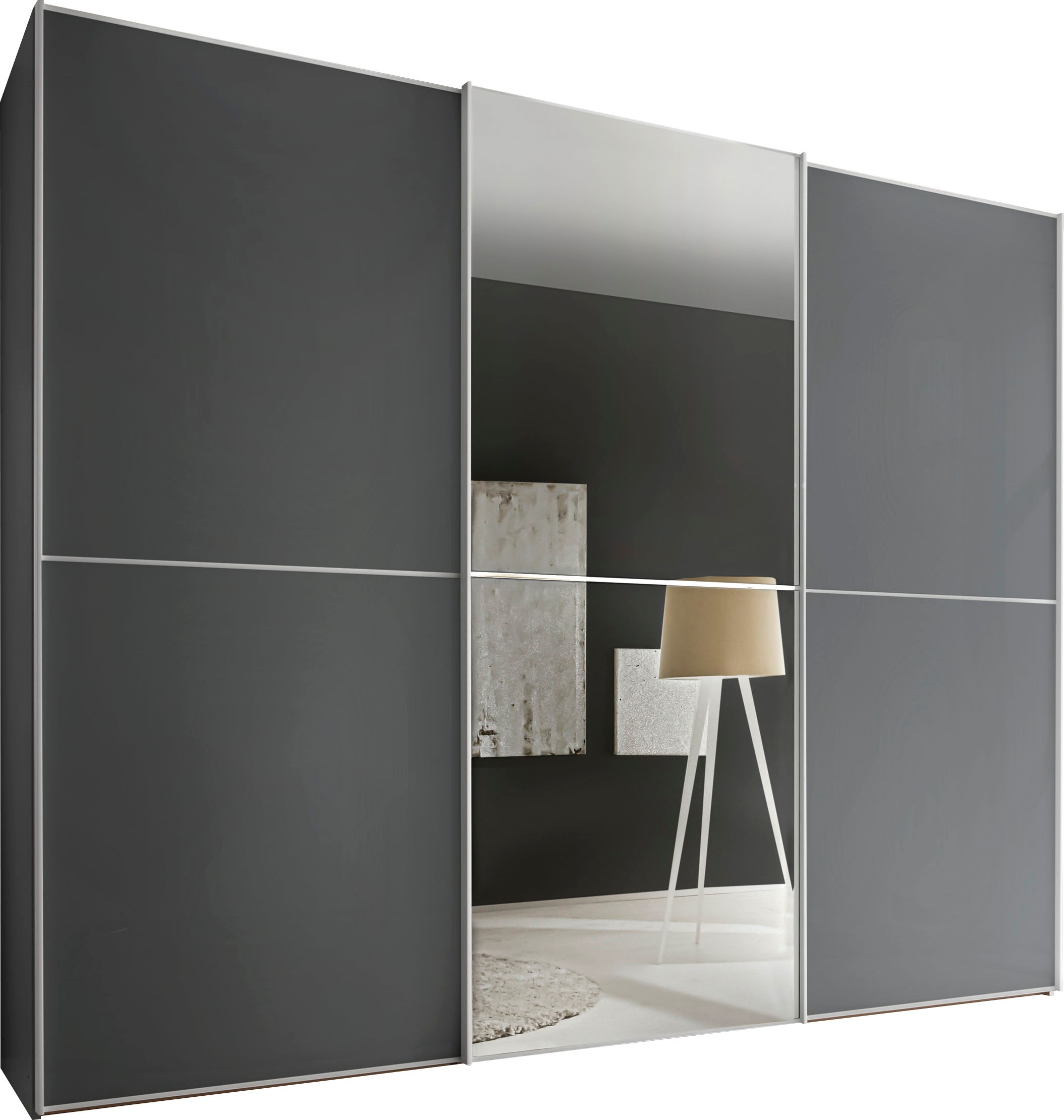 STAUD Schwebetürenschrank »Sinfonie Plus«, Mit Spiegeltüre und vier verschiedenen... kaufen