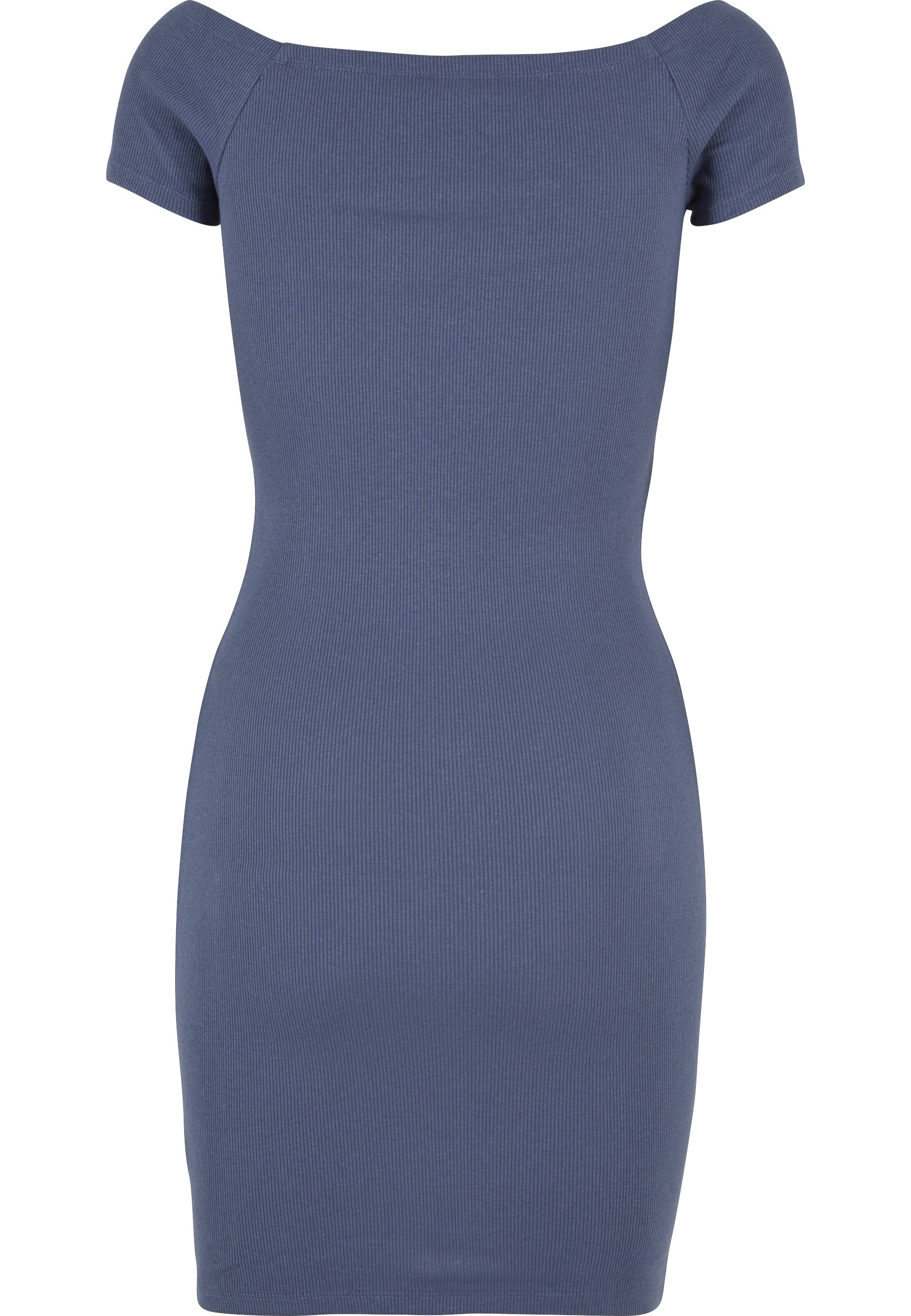 URBAN CLASSICS Shirtkleid "Urban Classics Damen Ladies Off Shoulder Rib Dre günstig online kaufen