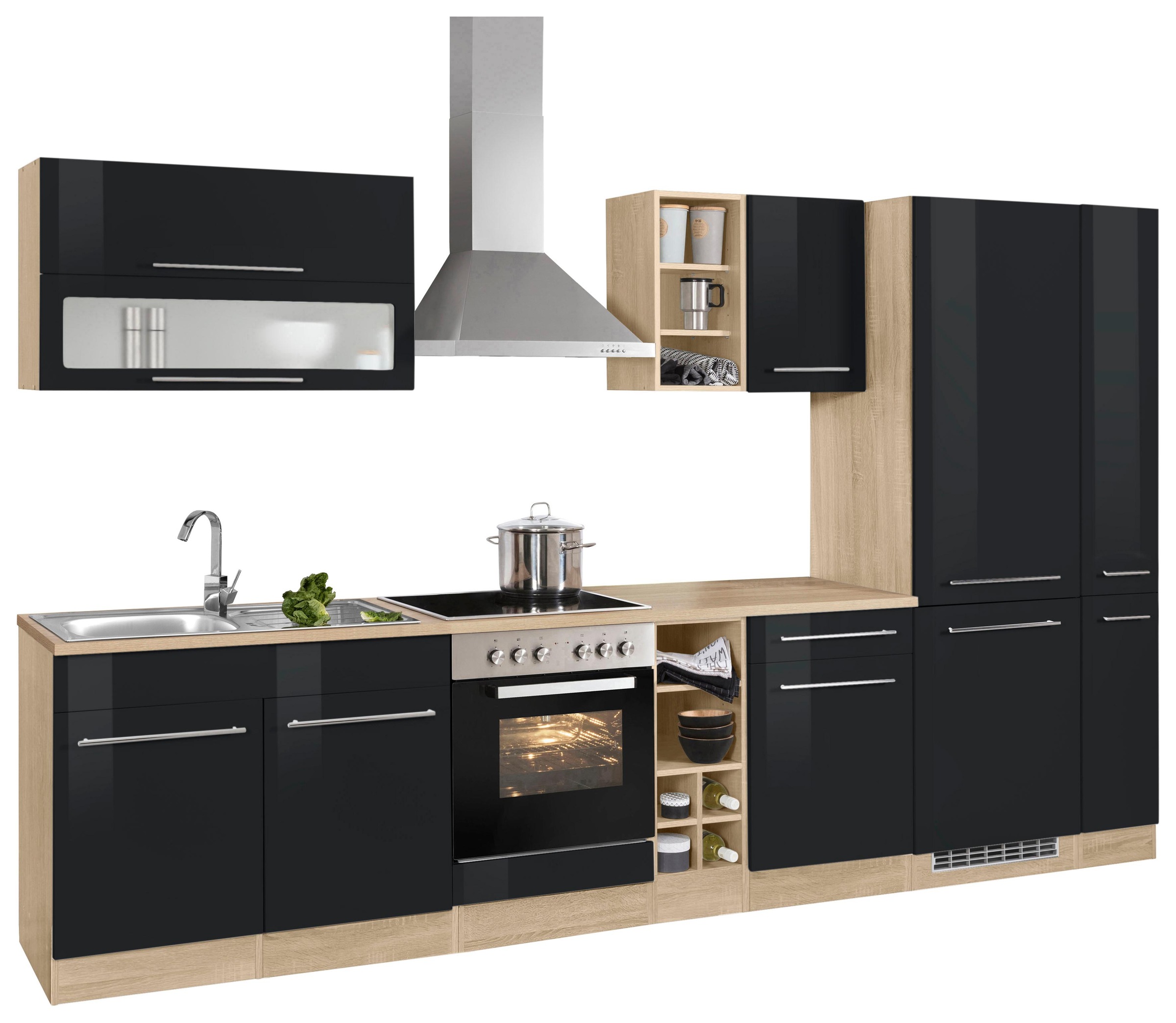 KOCHSTATION Küchenzeile "KS-Eton", ohne E-Geräte, Breite 330 cm günstig online kaufen