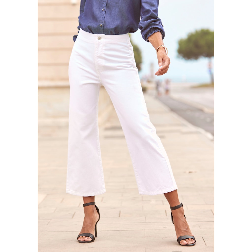 LASCANA Weite Jeans, in Culotte-Form