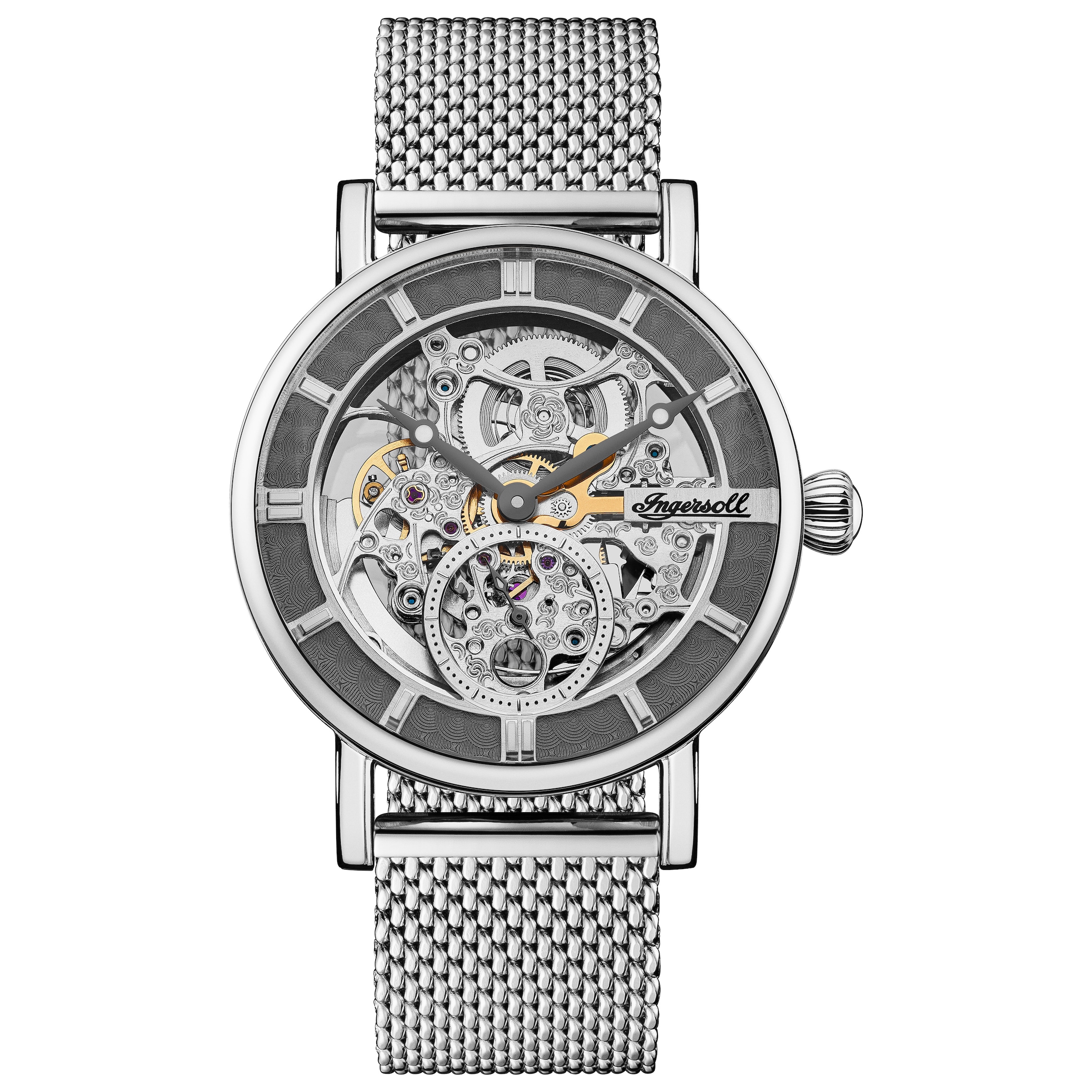 Ingersoll Automatikuhr »The Herald« Armbanduhr, Herrenuhr, Mechanische Uhr, Edelstahlarmband, analog