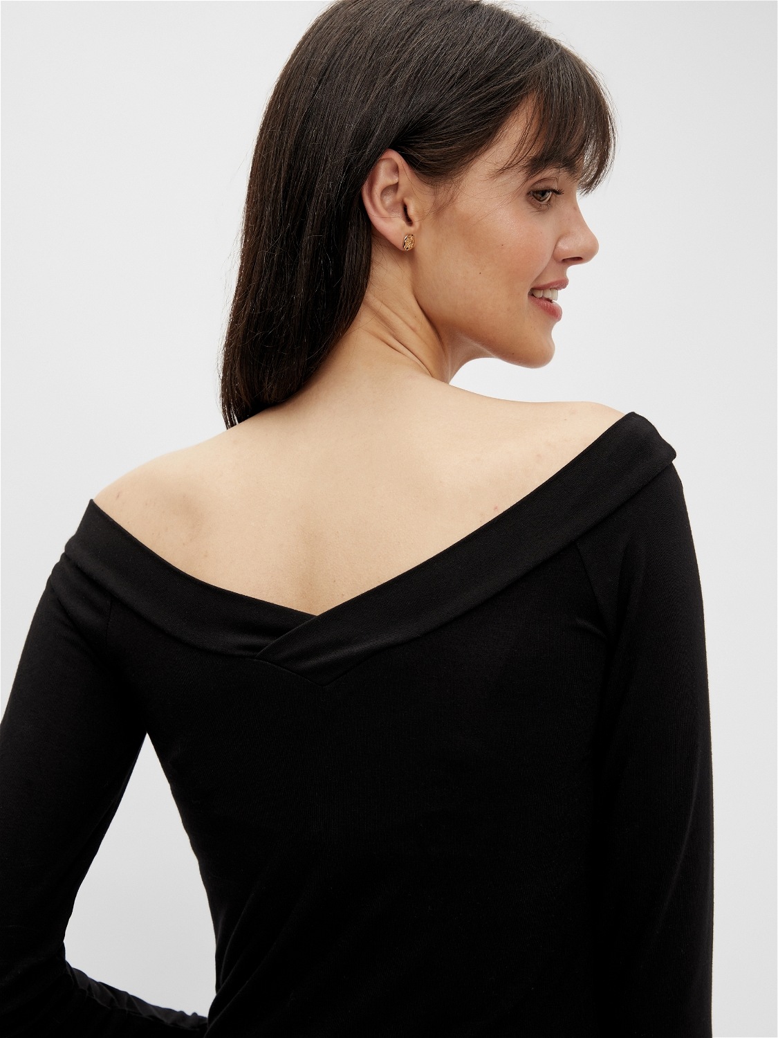 pieces Langarmshirt PCMALIVA LS OFF SHOULDER günstig online kaufen