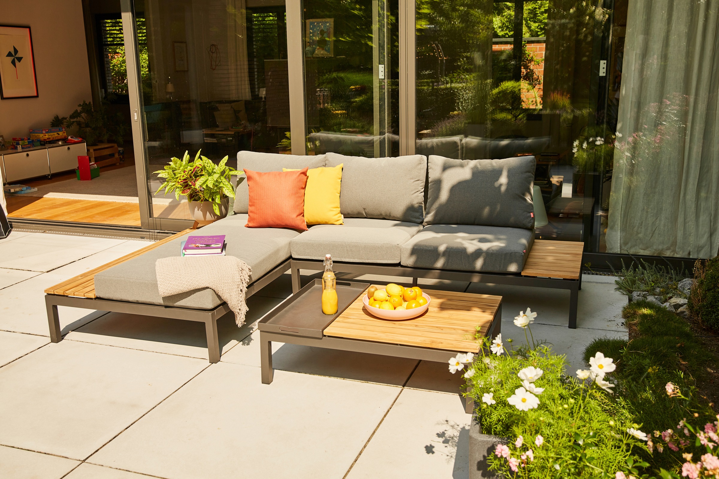 Siena Garden Gartenlounge-Set "Alvida" 3 Stk. tlg. günstig online kaufen