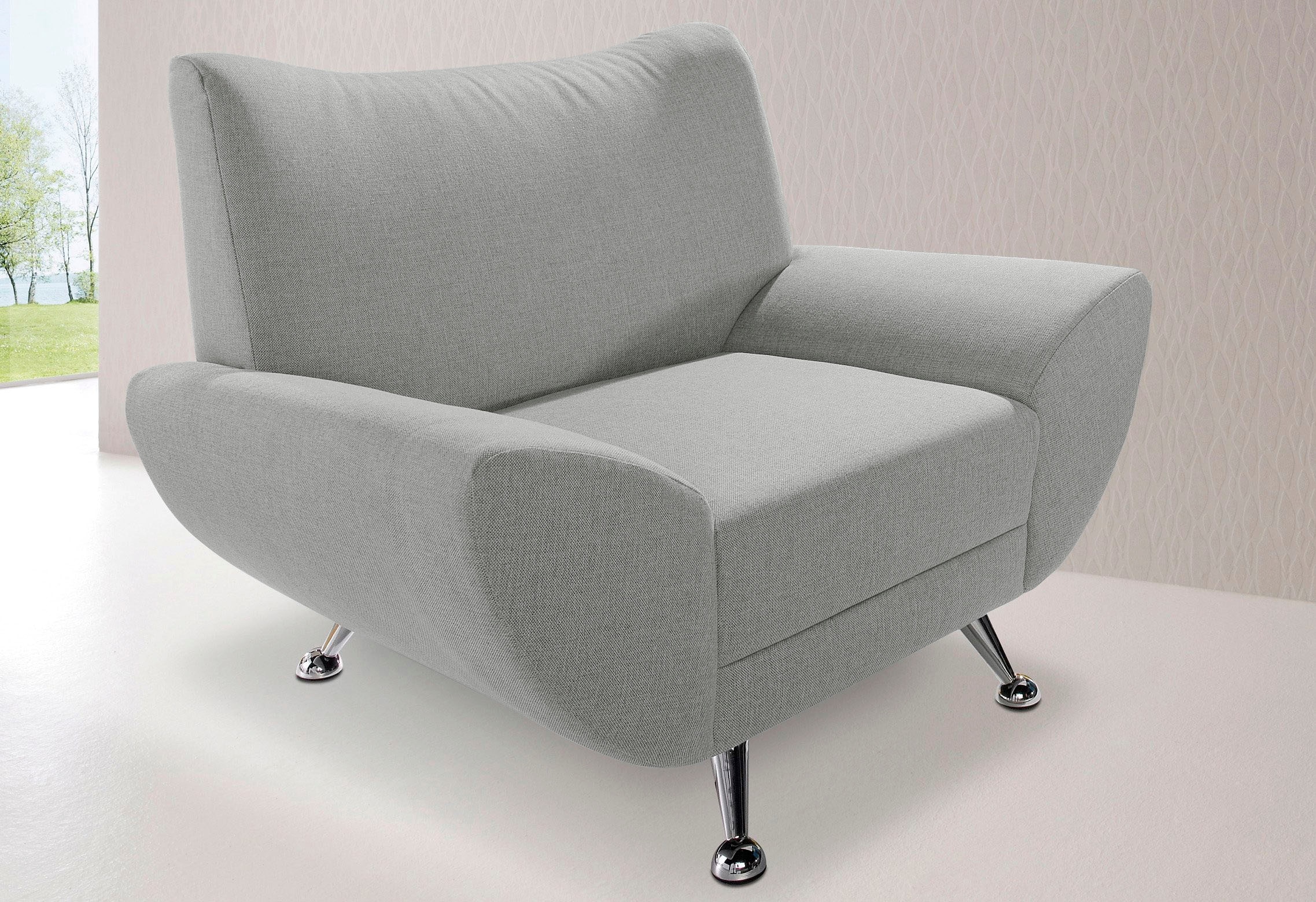 Home affaire Sessel "Saltare elegant und komfortabel, toller Designfuß" günstig online kaufen