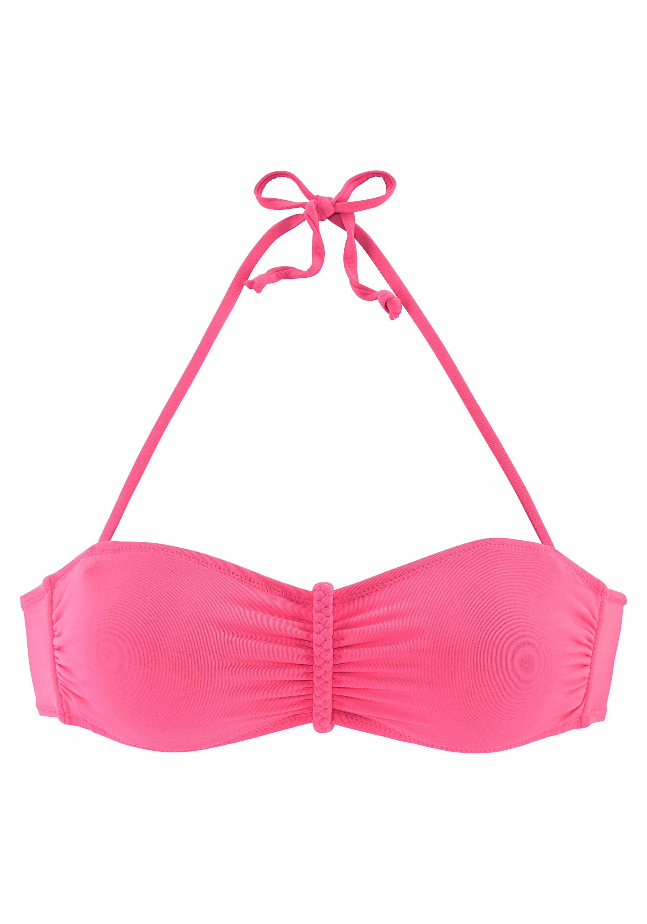 Buffalo Bandeau-Bikini-Top »Happy«, mit geflochtenem Detail