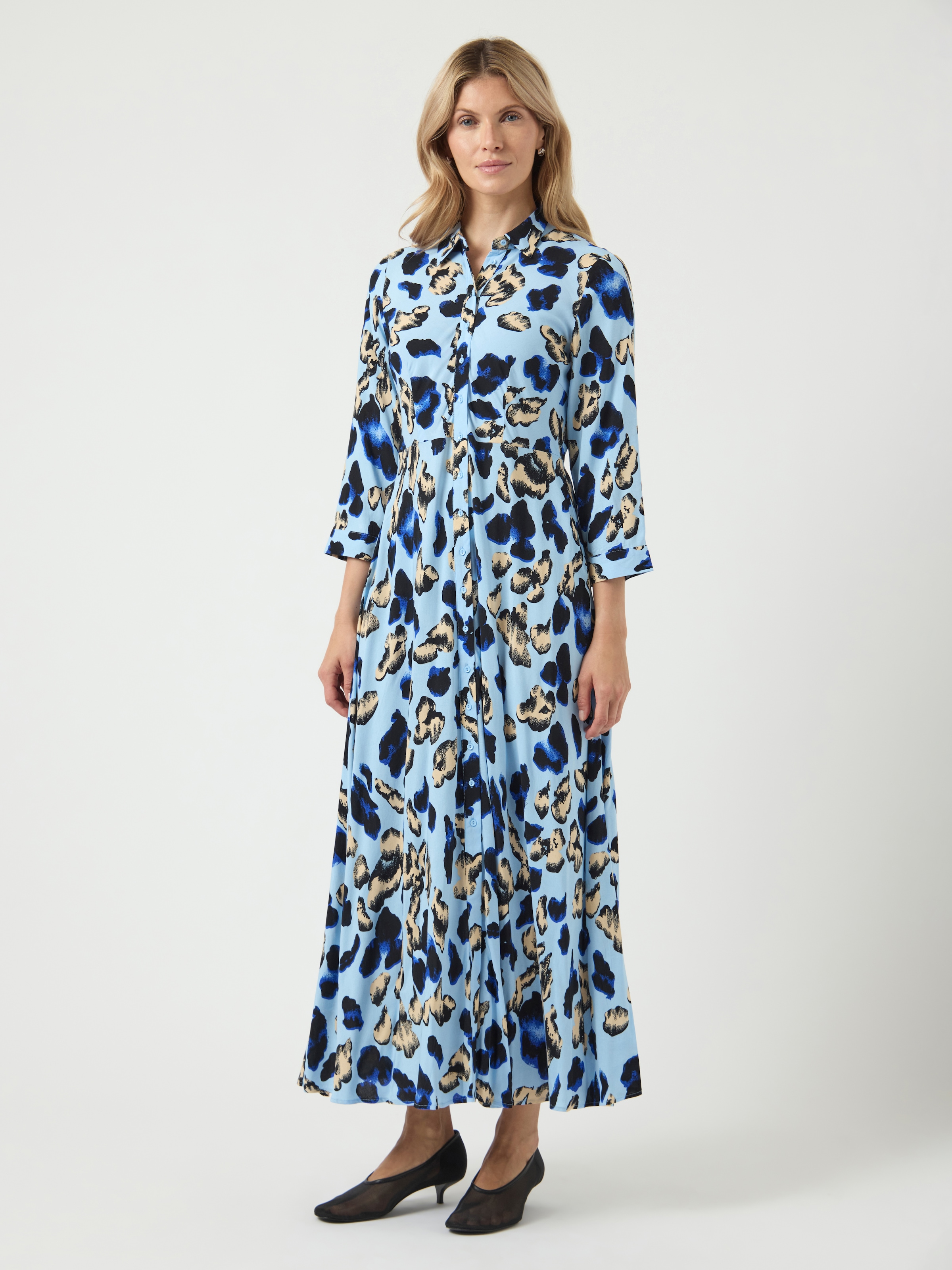 Y.A.S Hemdblusenkleid "YASSAVANNA LONG SHIRT DRESS" Sommerkleid, mit 3/4 Är günstig online kaufen