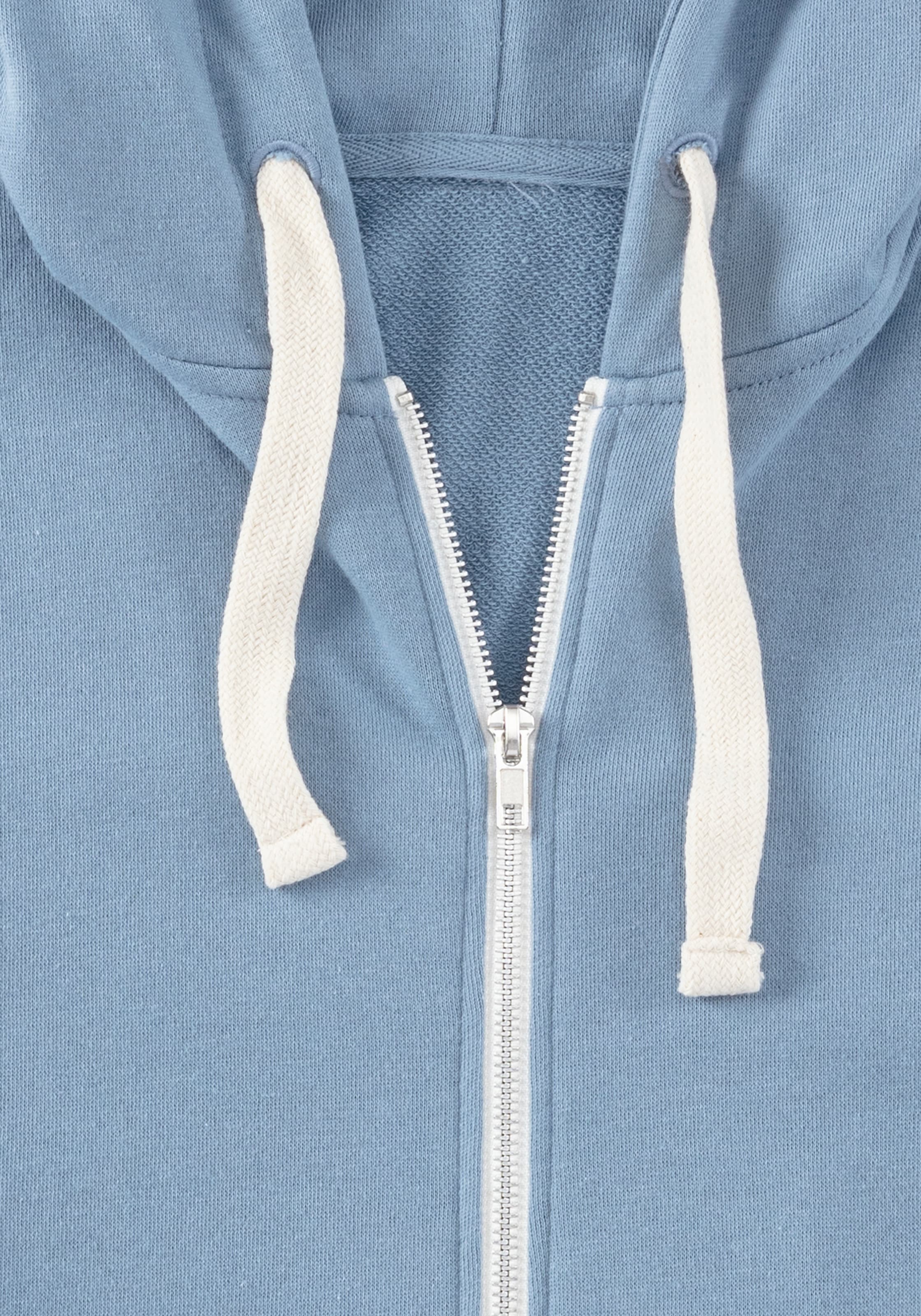 KangaROOS Kapuzensweatjacke, mit Kapuze, kontrast Zipper und kontrast Bänder