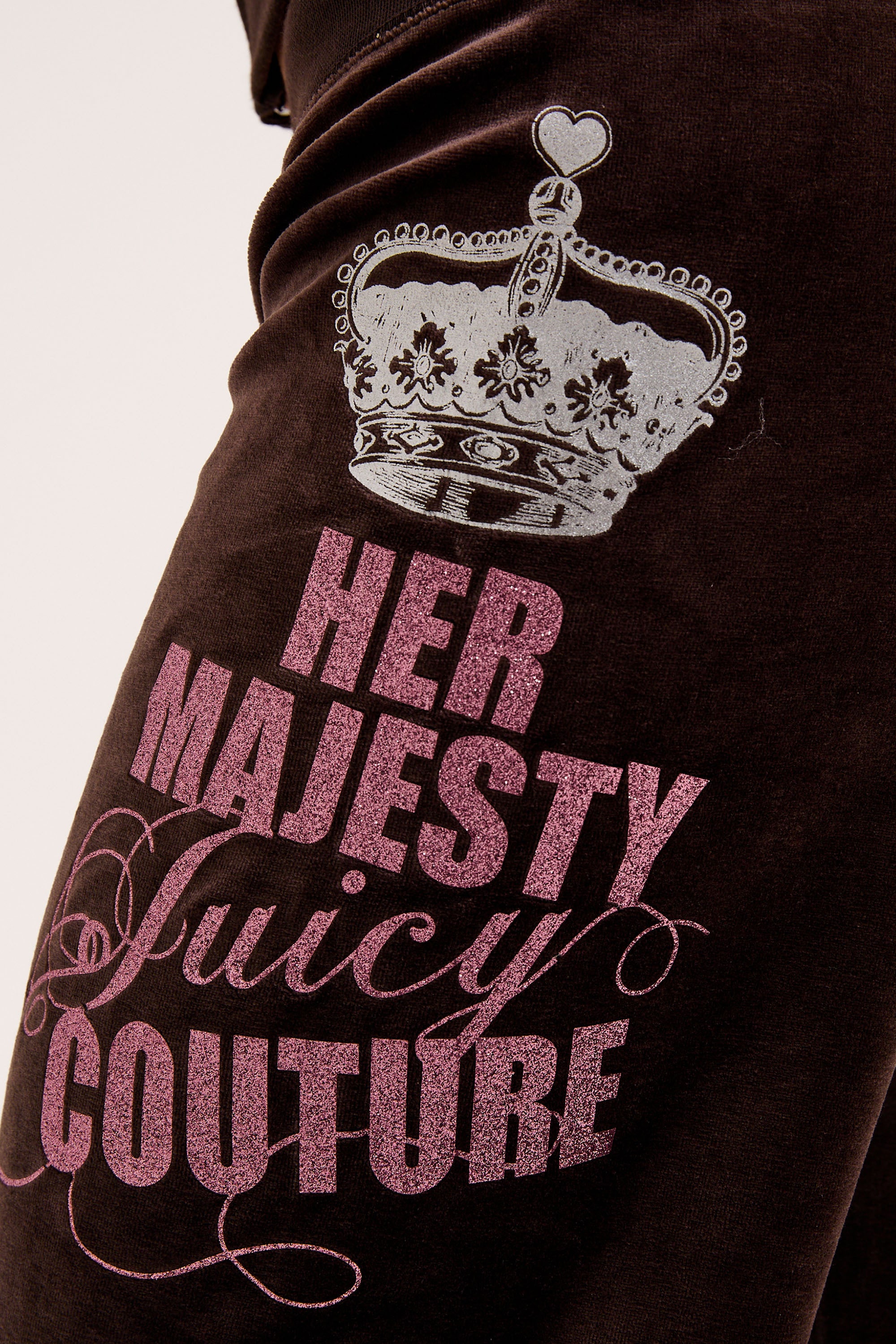 Juicy Couture Sweathose »HER MAJESTY CAISA TRACKPANT. Damen«  Trainingshose Damen, Sweathose, Velour, Jogginghose mit Glitzer, Sale