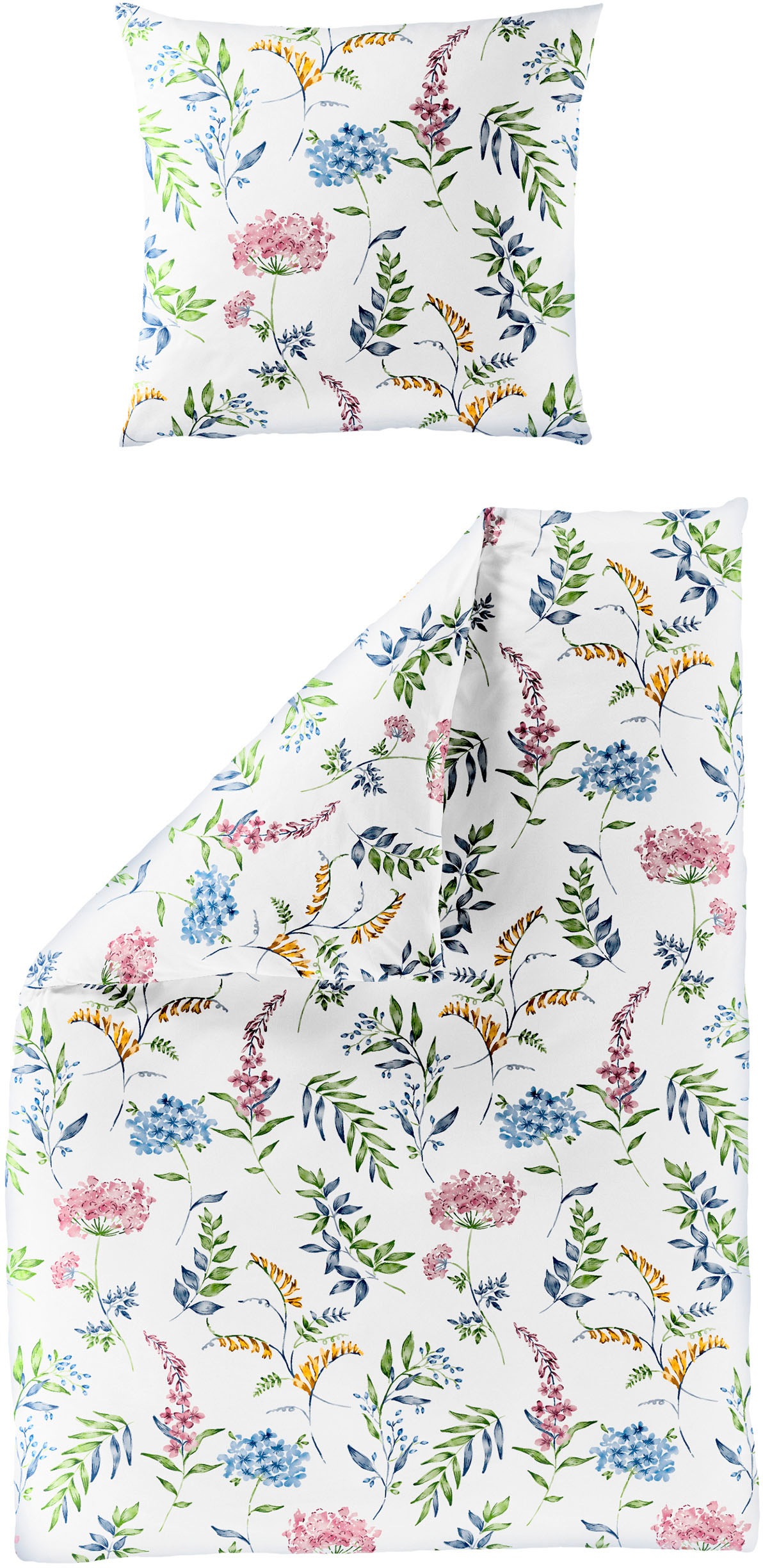 BIERBAUM Bettwäsche "3643" 2 Stk. Mako-Satin, 100 % Baumwolle, pflegeleicht günstig online kaufen