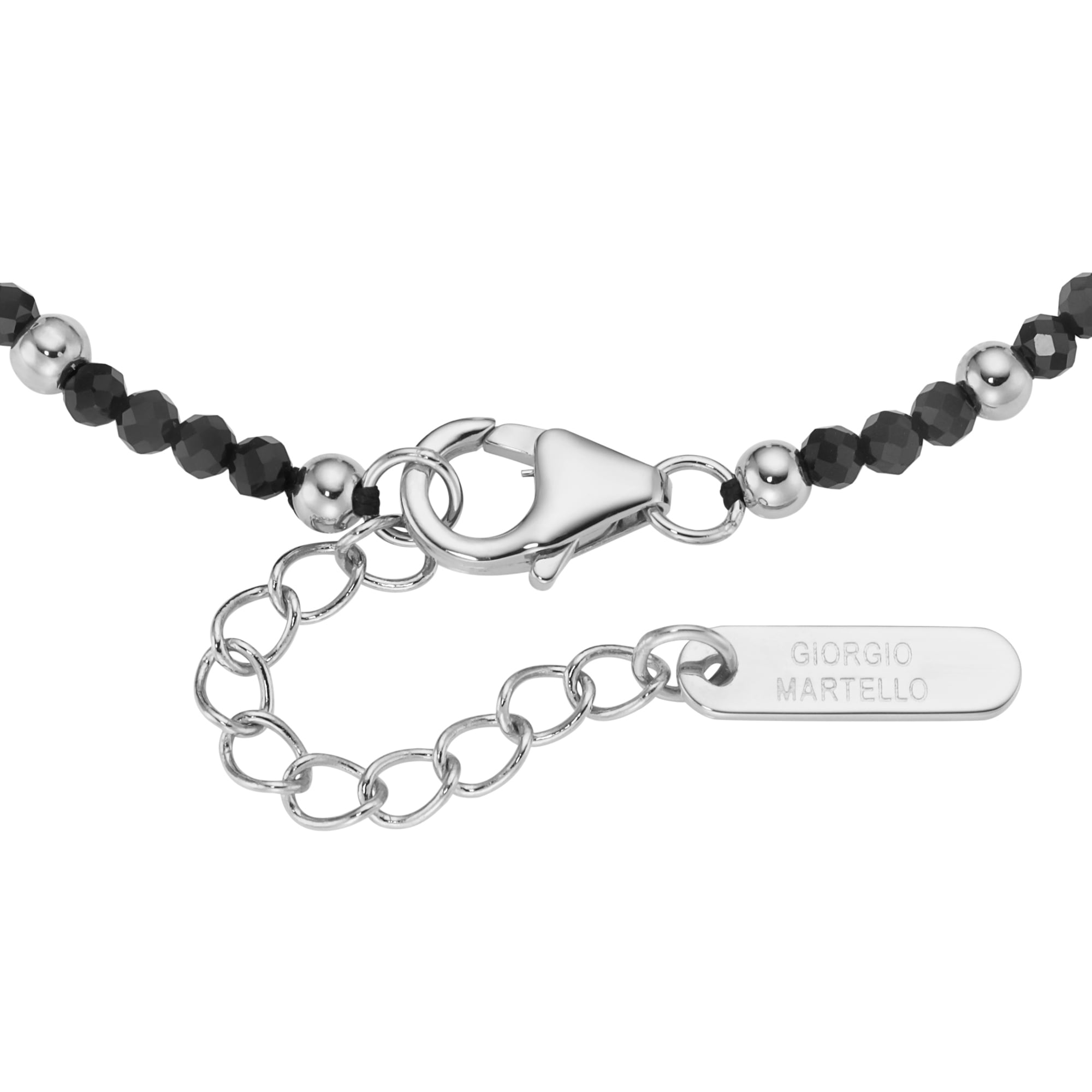 GIORGIO MARTELLO MILANO Armband »mit Süßwasser-Perlen und Ziersteinen, Silber 925«