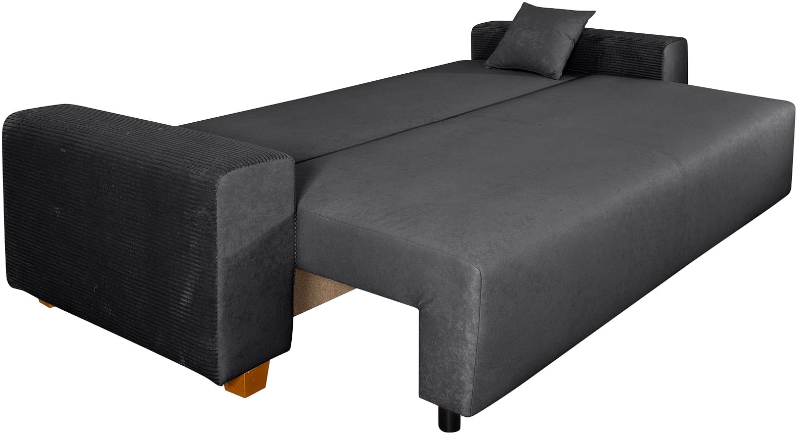 COLLECTION AB Schlafsofa »Yves, Liegefläche (B/T): 142/194 cm« inkl. Bettfunktion, Bettkasten, Federkern & Zierkissen