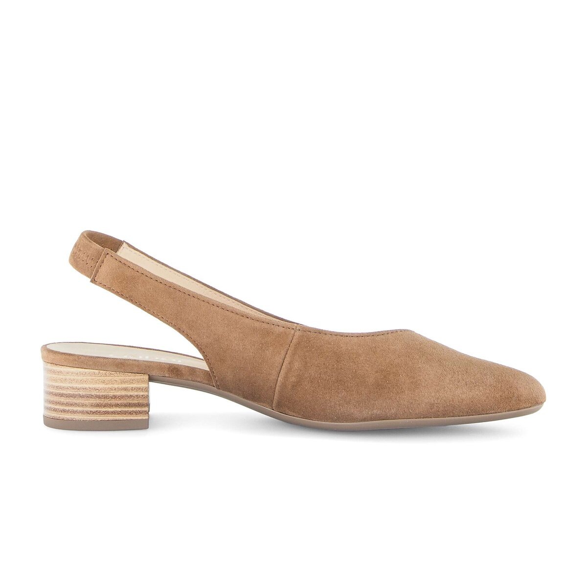 Slingpumps GABOR "Slingpumps", Damen, Gr. 38,5, braun, Schuhe Slingpumps 2