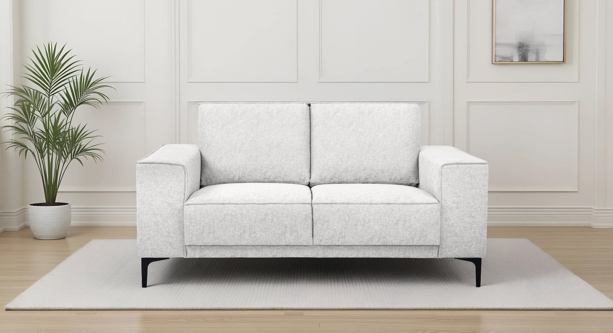 OTTO home 2-Sitzer "Kompaktsofa Oland, Struktur, Flachgewebe, Luxus-Microfa günstig online kaufen