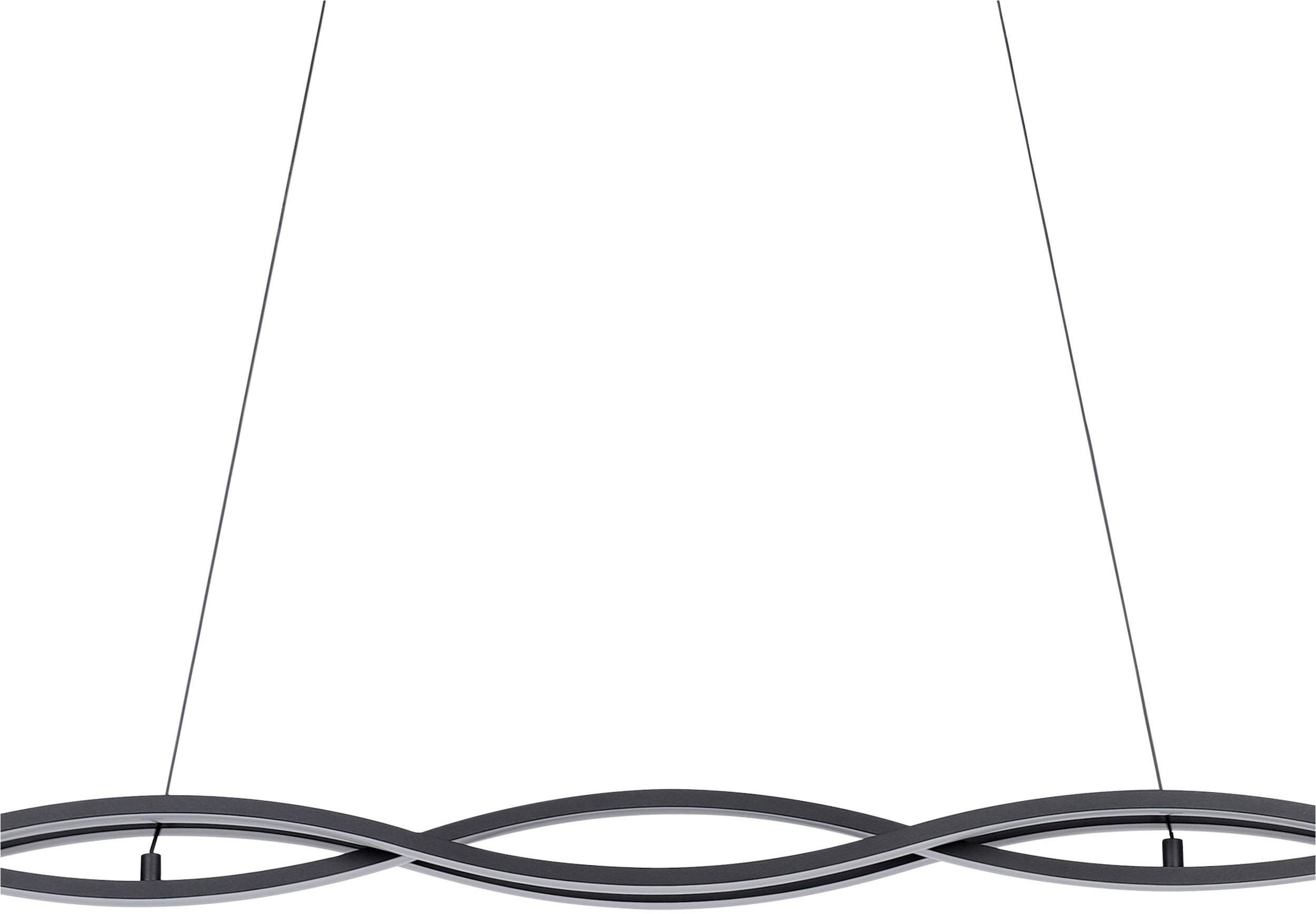 EGLO Hängeleuchte »Lasana 3 Pendelleuchte, Wohnzimmerlampe, Stahl und Kunsstoff, Lampe« LED-Modul 1 Stk. Warmweiß