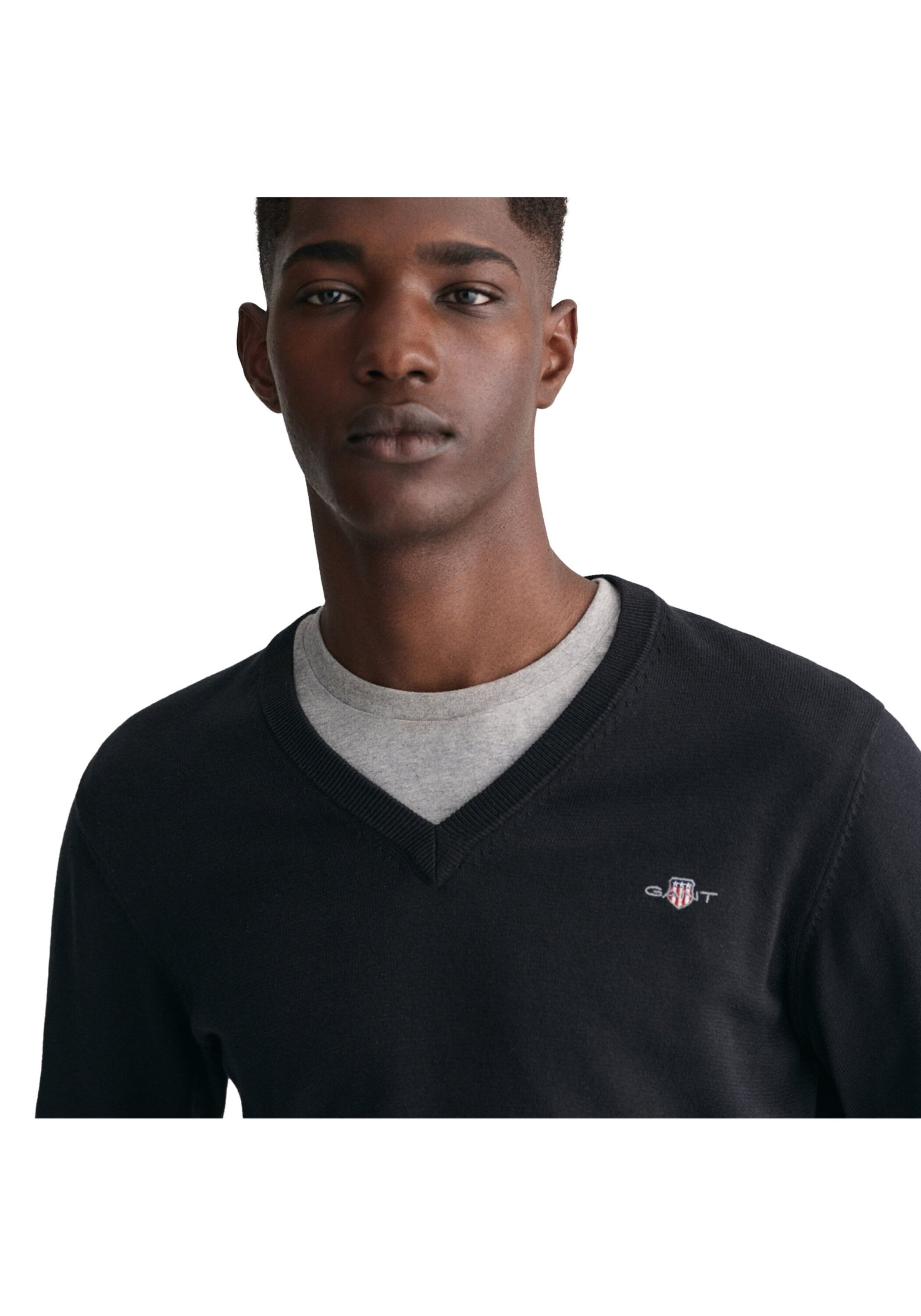 Gant Pull Classic Black XL Homme 5