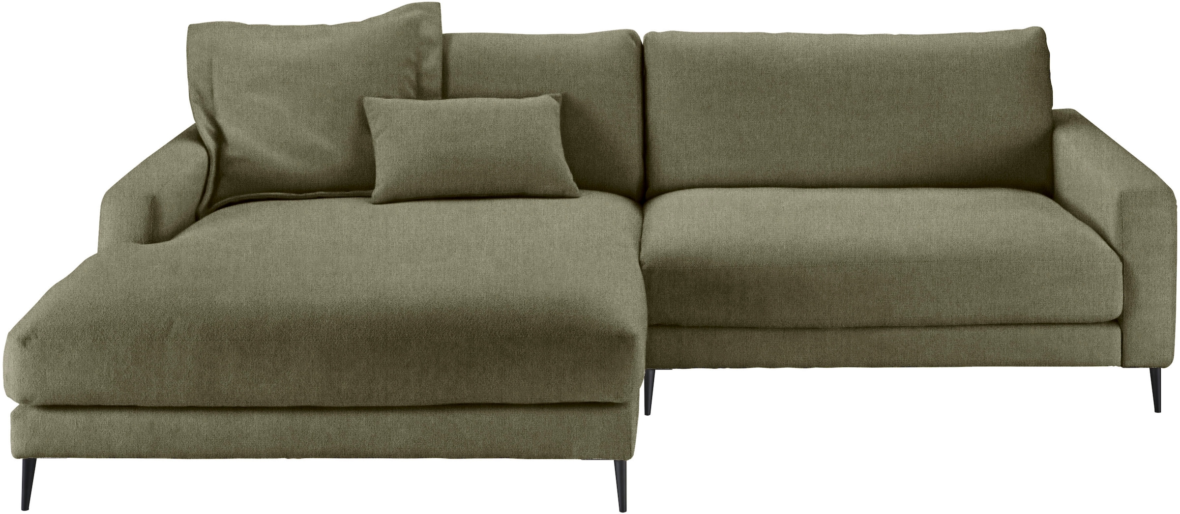 Home affaire Ecksofa "Downtown, B/T/H: 272/190/84 cm L-Form" weicher Sitzko günstig online kaufen