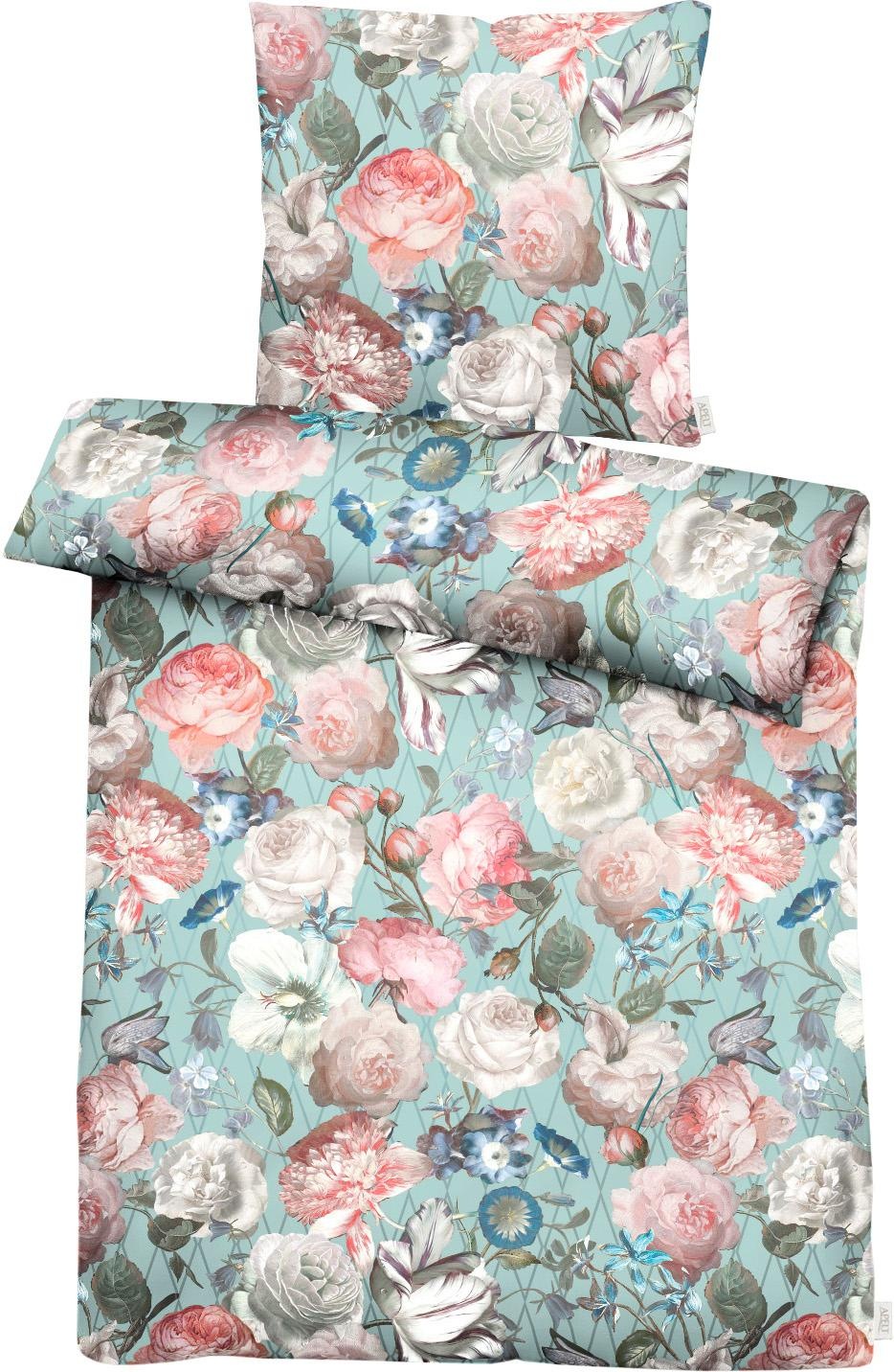 APELT Bettwäsche "Sophie" 2 Stk. tlg. Blütenmotive, GOTS zertifiziert - aus günstig online kaufen