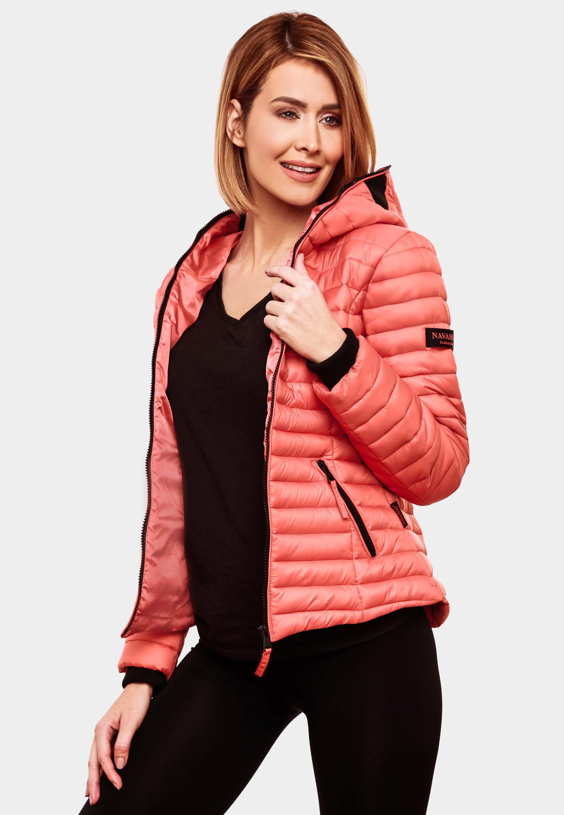 Navahoo Steppjacke »Kimuk«, mit Kapuze, leichte Übergangsjacke mit Kapuze
