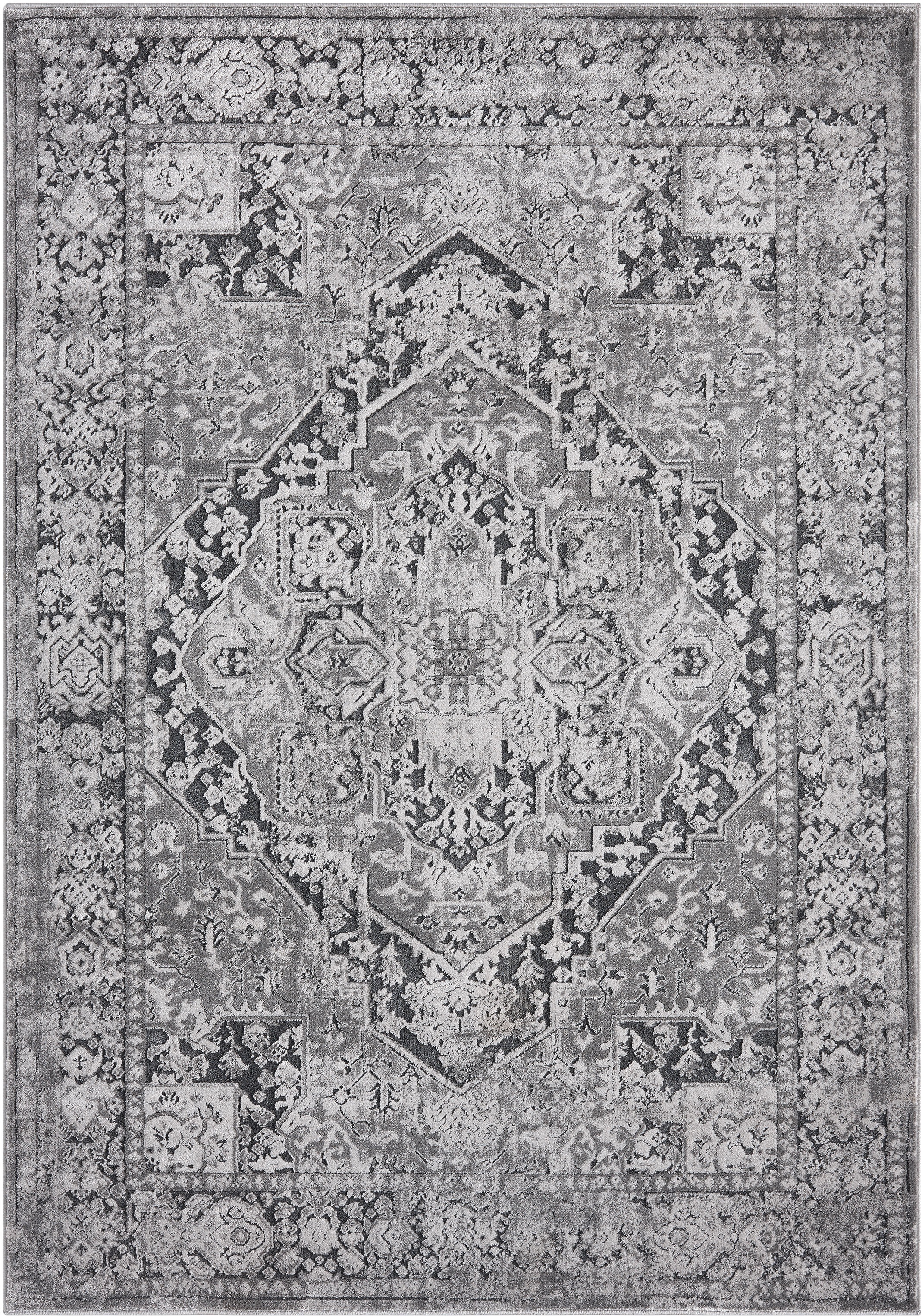 my home Teppich "Kylan, Hoch-Tief-Struktur, dezenter Glanz" rechteckig 9 mm günstig online kaufen