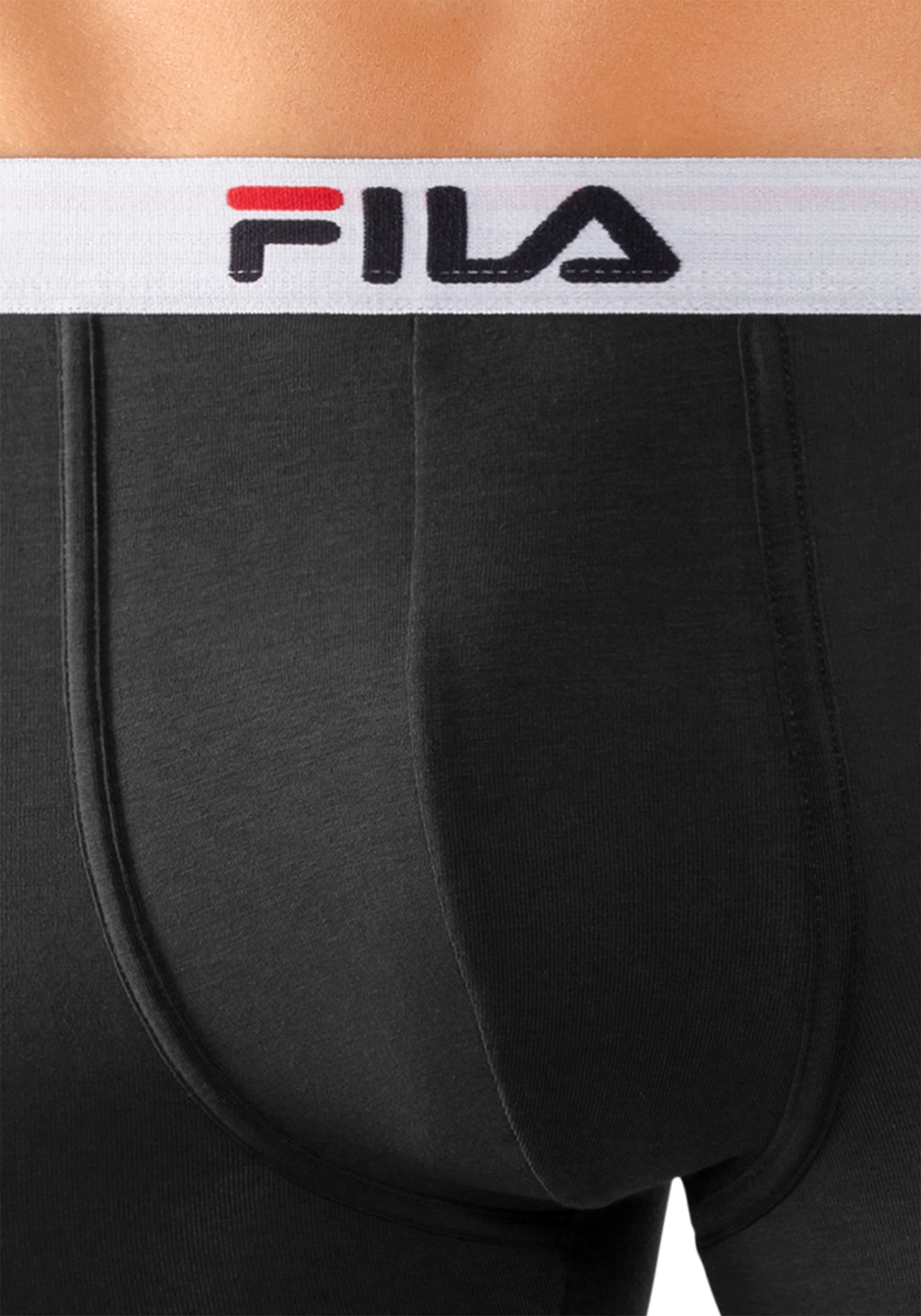 Fila Boxer, (3er Pack), mit Logo Schriftzug im Bund