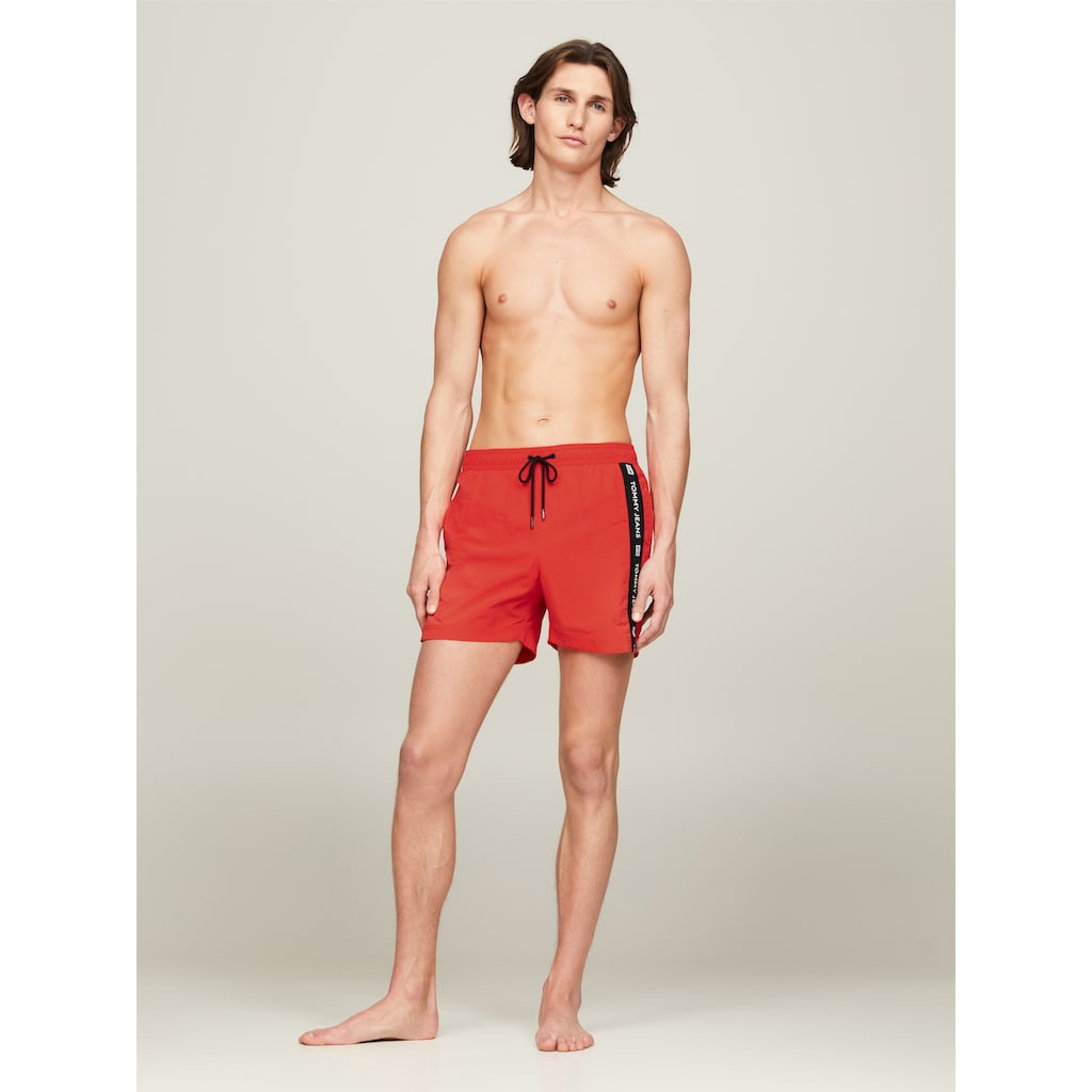 Tommy Hilfiger Swimwear Badeshorts »SF MEDIUM DRAWSTRING SIDE TAPE«