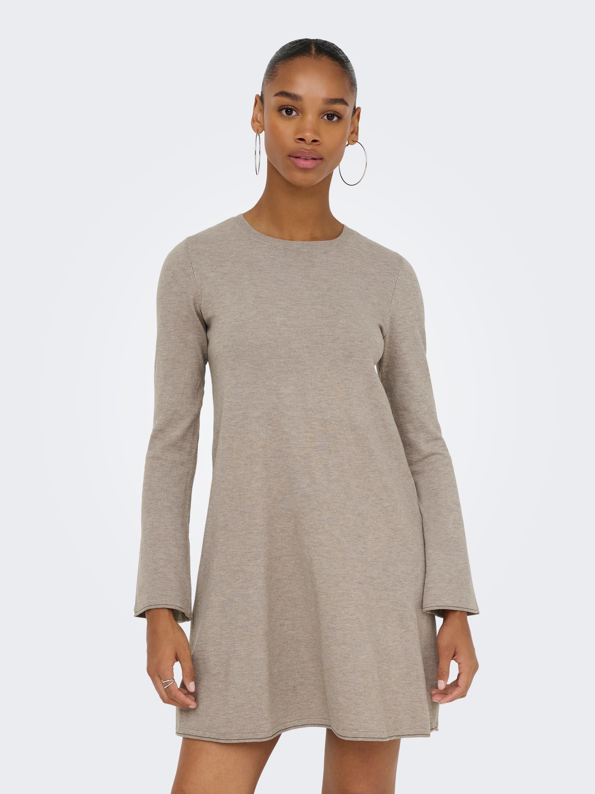 ONLY Midikleid »ONLAMALIO LIFE LS ONECK DRESS KNT«, Sommerkleid