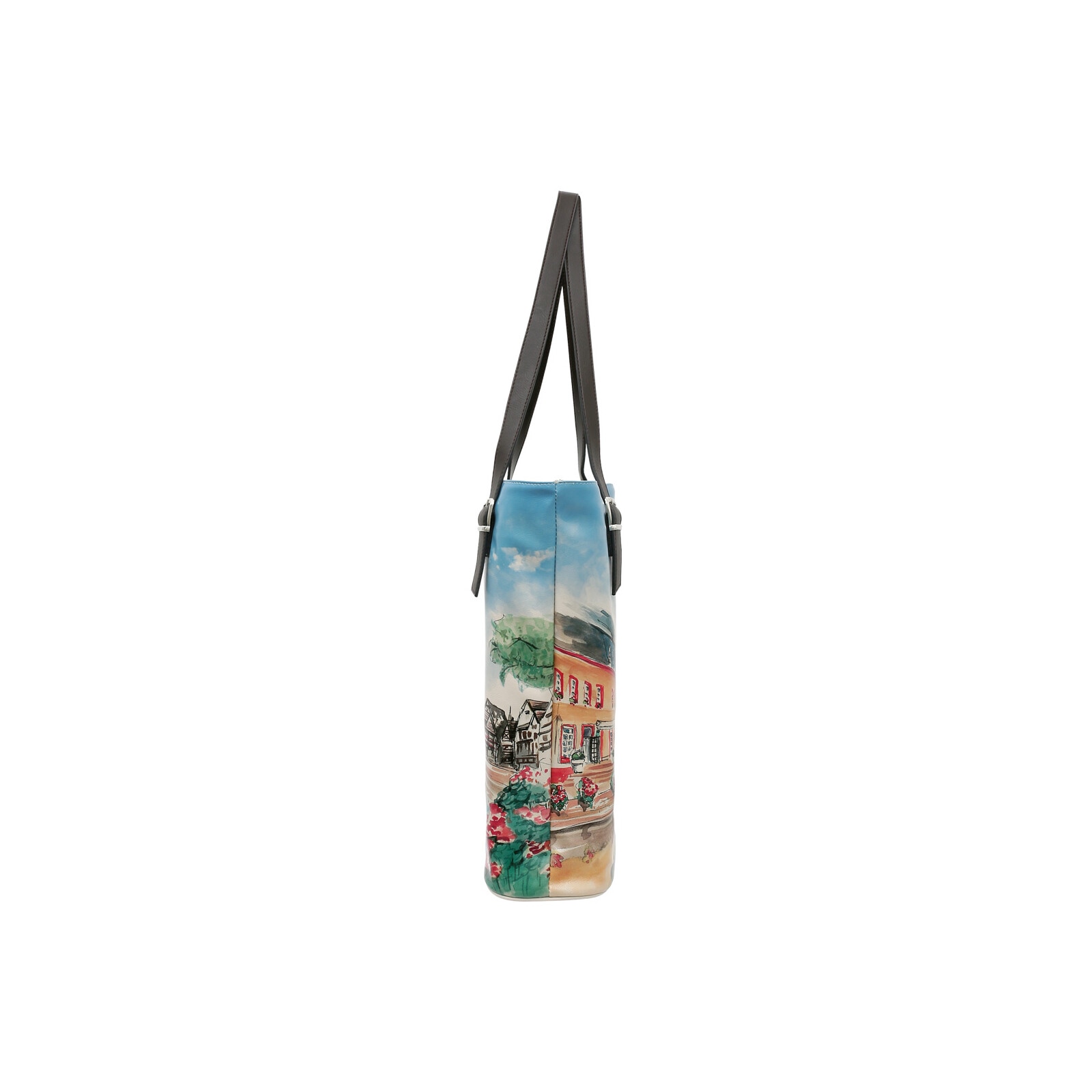 DOGO Umhängetasche "Damen Tall Bag Travel Fills The Soul Vegan Damen Handta günstig online kaufen