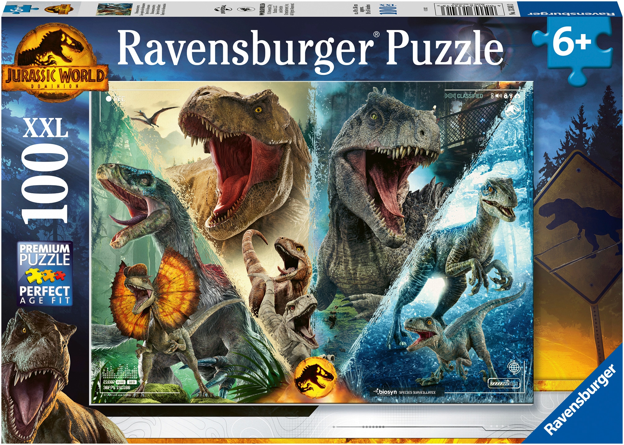 Puzzle »Jurassic World, Dinosaurierarten«, Made in Germany; FSC® - schützt Wald -...