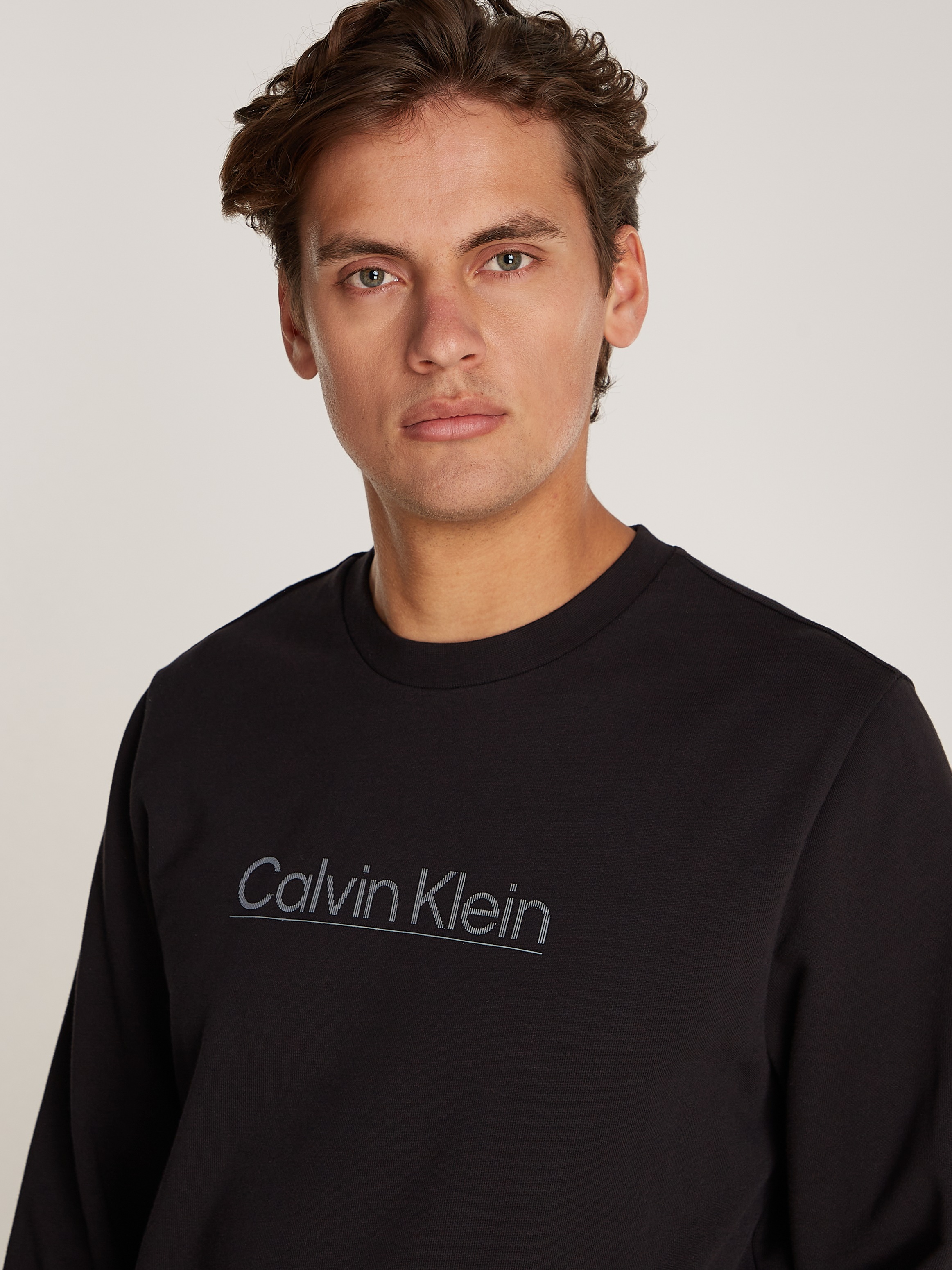 Calvin Klein Sweatshirt "RAISED LINE LOGO SWEATSHIRT", mit Logoschriftzug günstig online kaufen